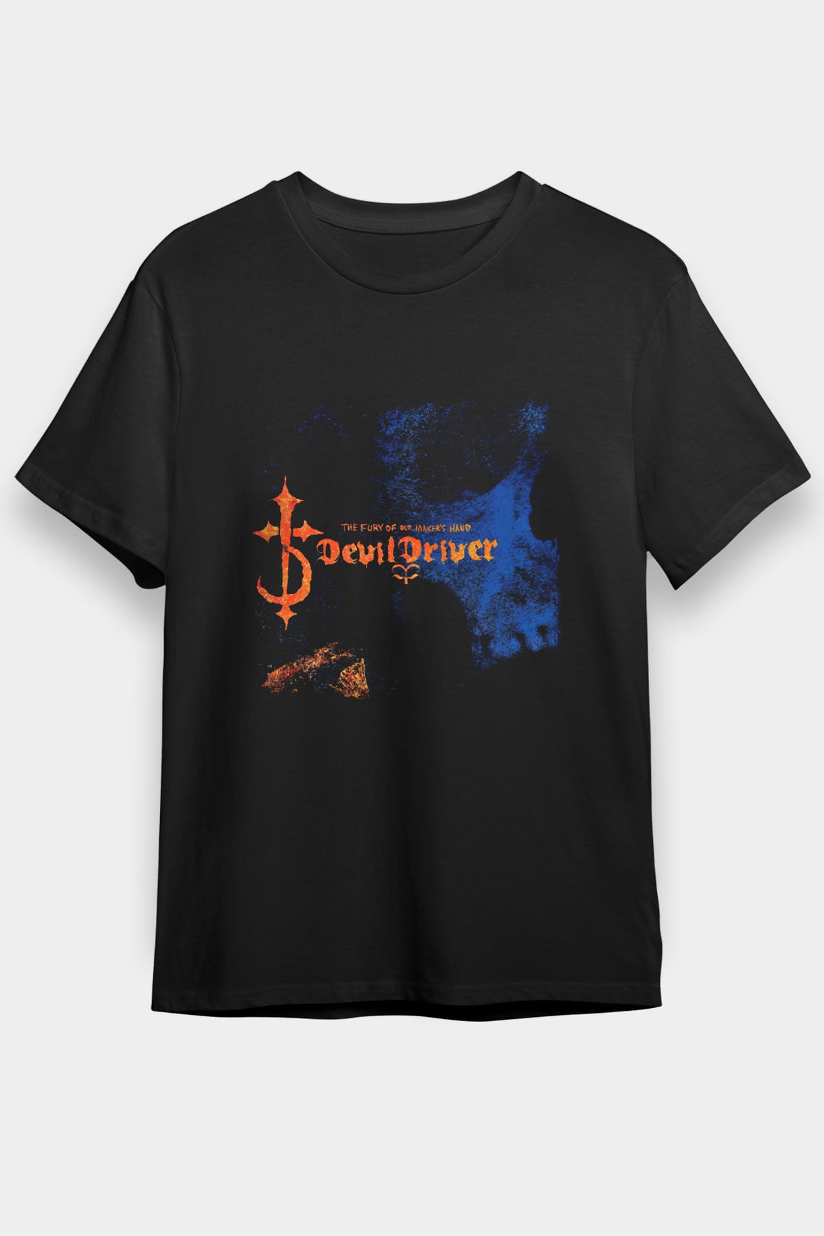 Devil Driver Baskılı Unisex Siyah Tişört