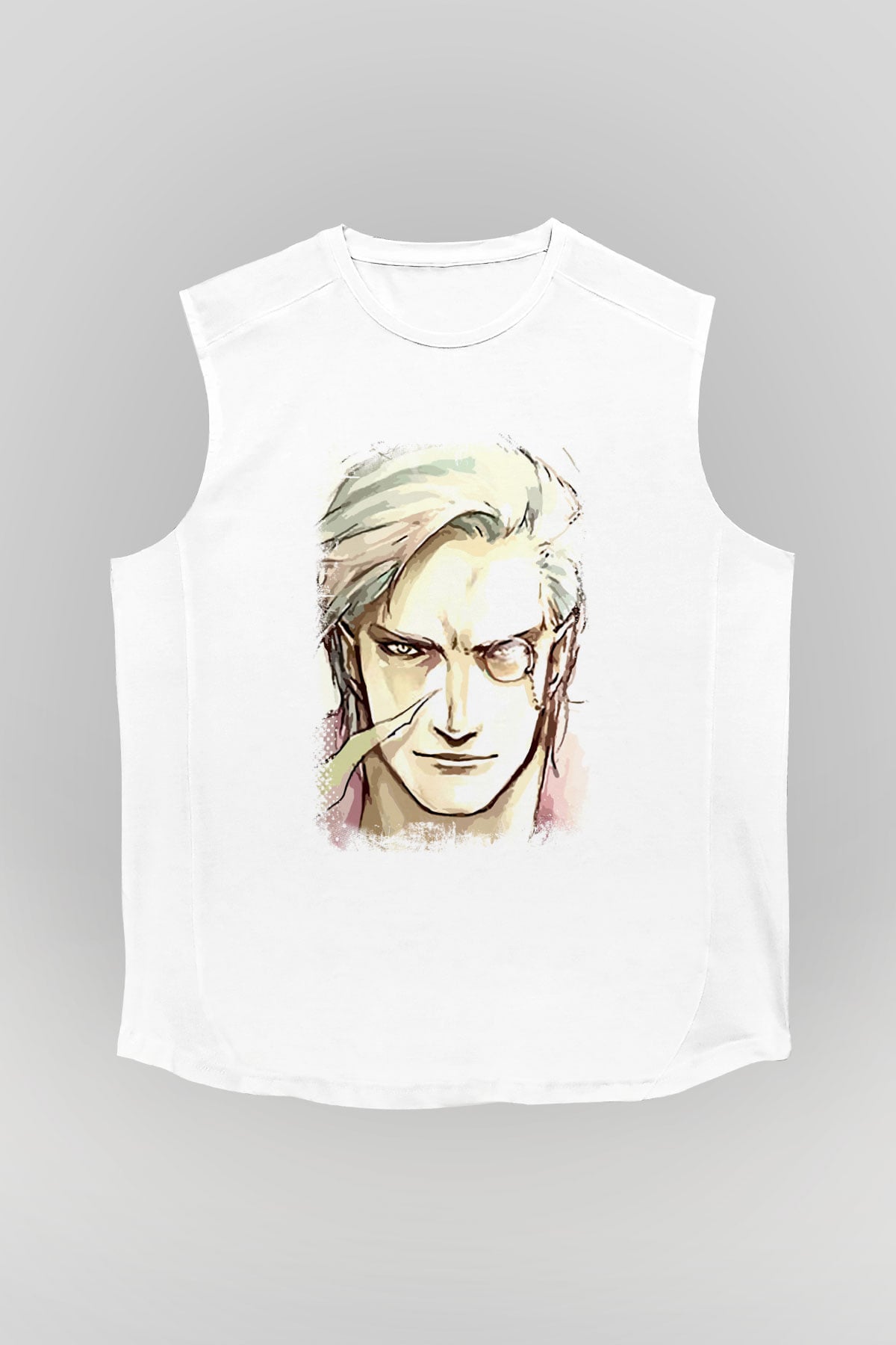 Devil May Cry Beyaz Unisex Kolsuz Tişört