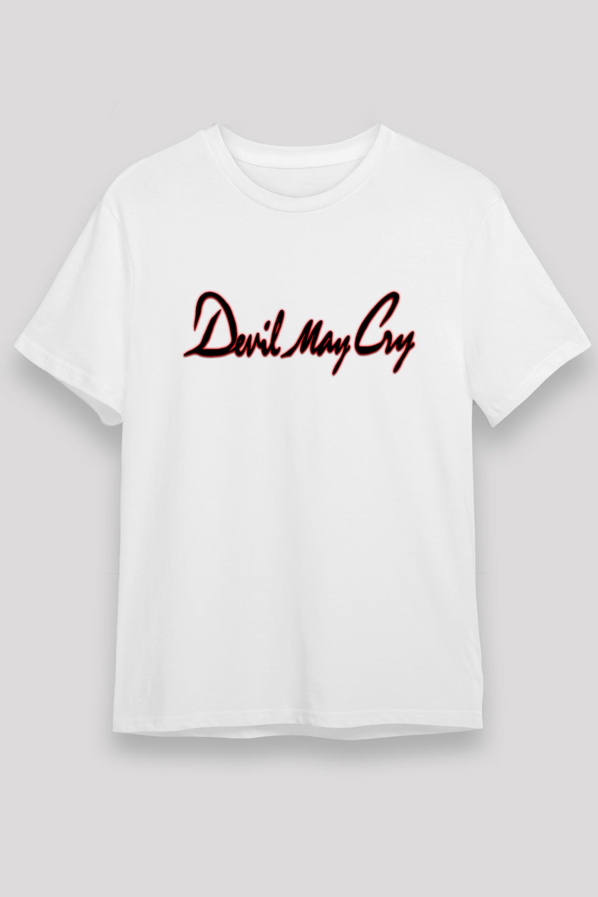 Devil May Cry Beyaz Unisex Tişört T-Shirt