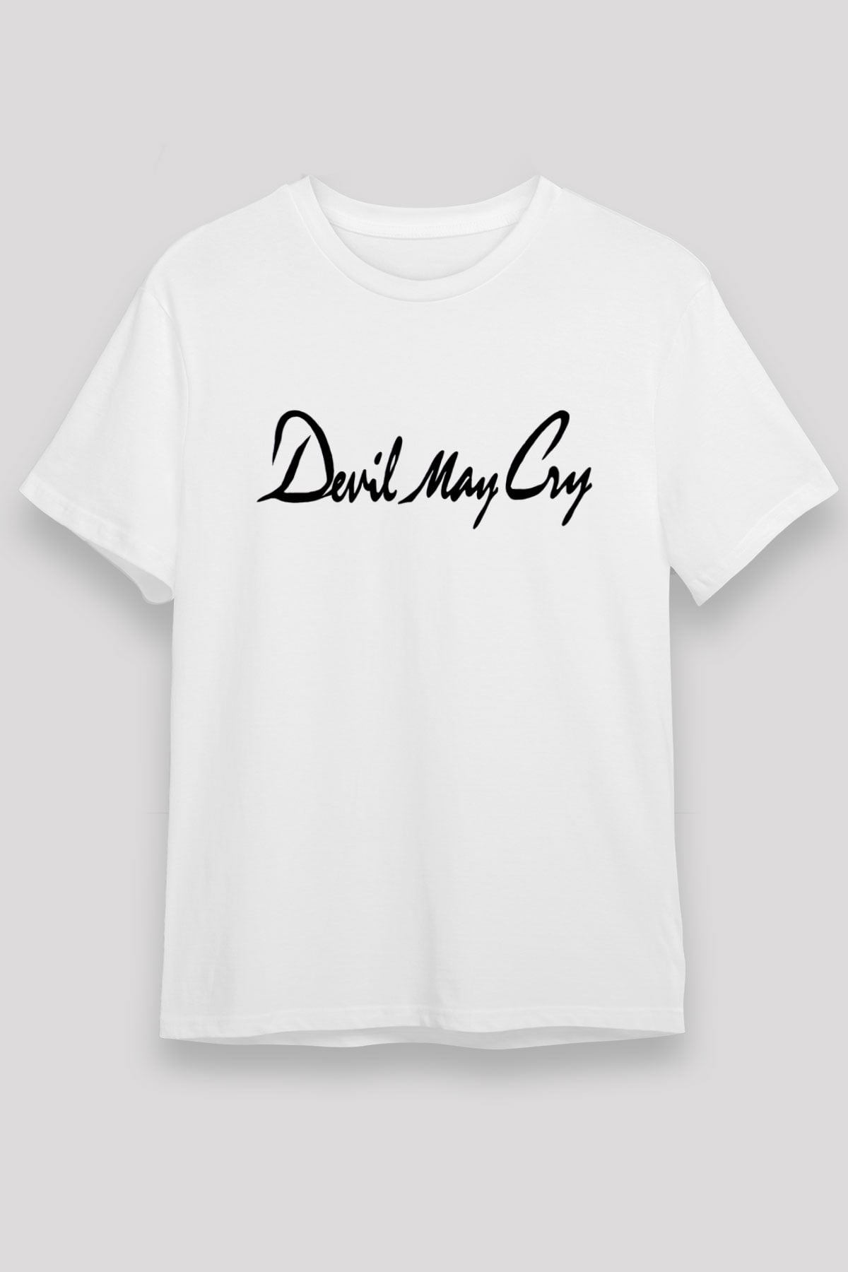 Devil May Cry Beyaz Unisex Tişört T-Shirt