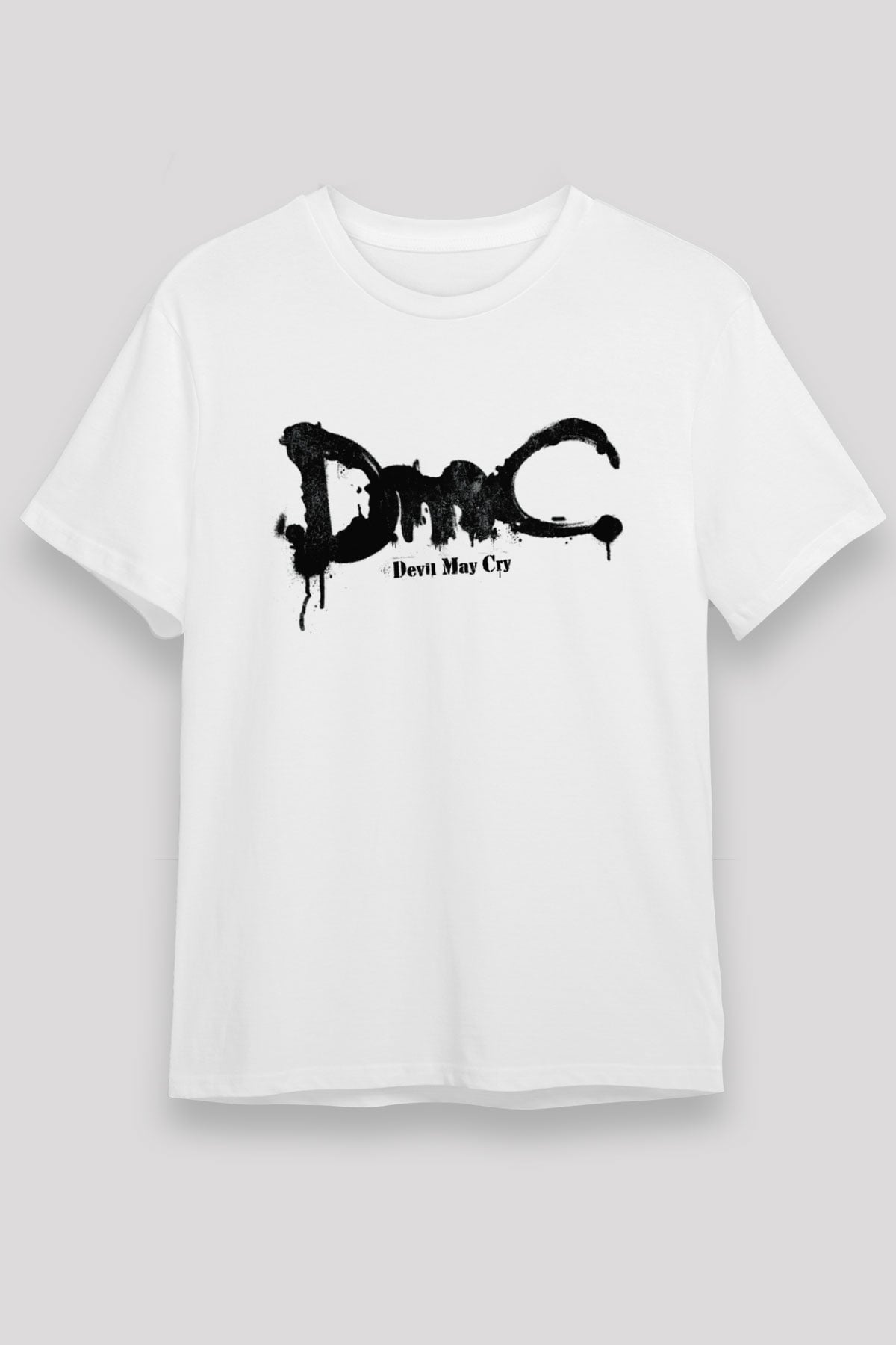 Devil May Cry Beyaz Unisex Tişört T-Shirt