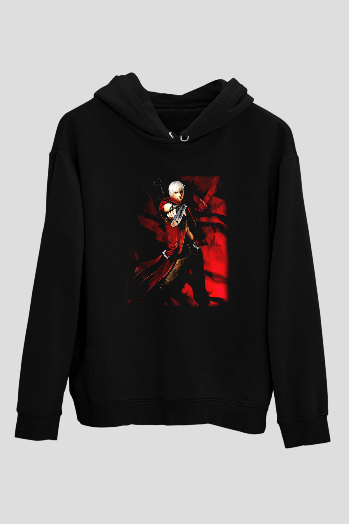 Devil May Cry Siyah Unisex Hoodie