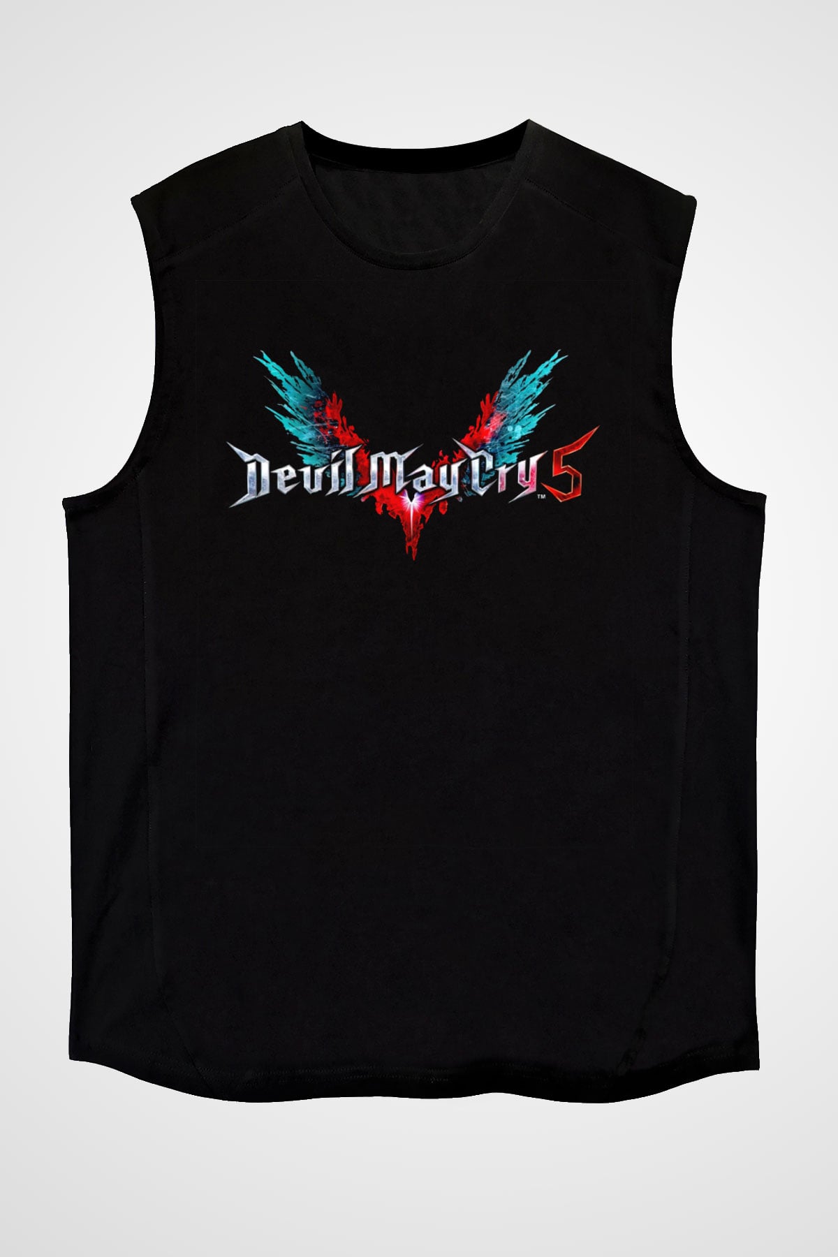 Devil May Cry Siyah Unisex Kolsuz Tişört