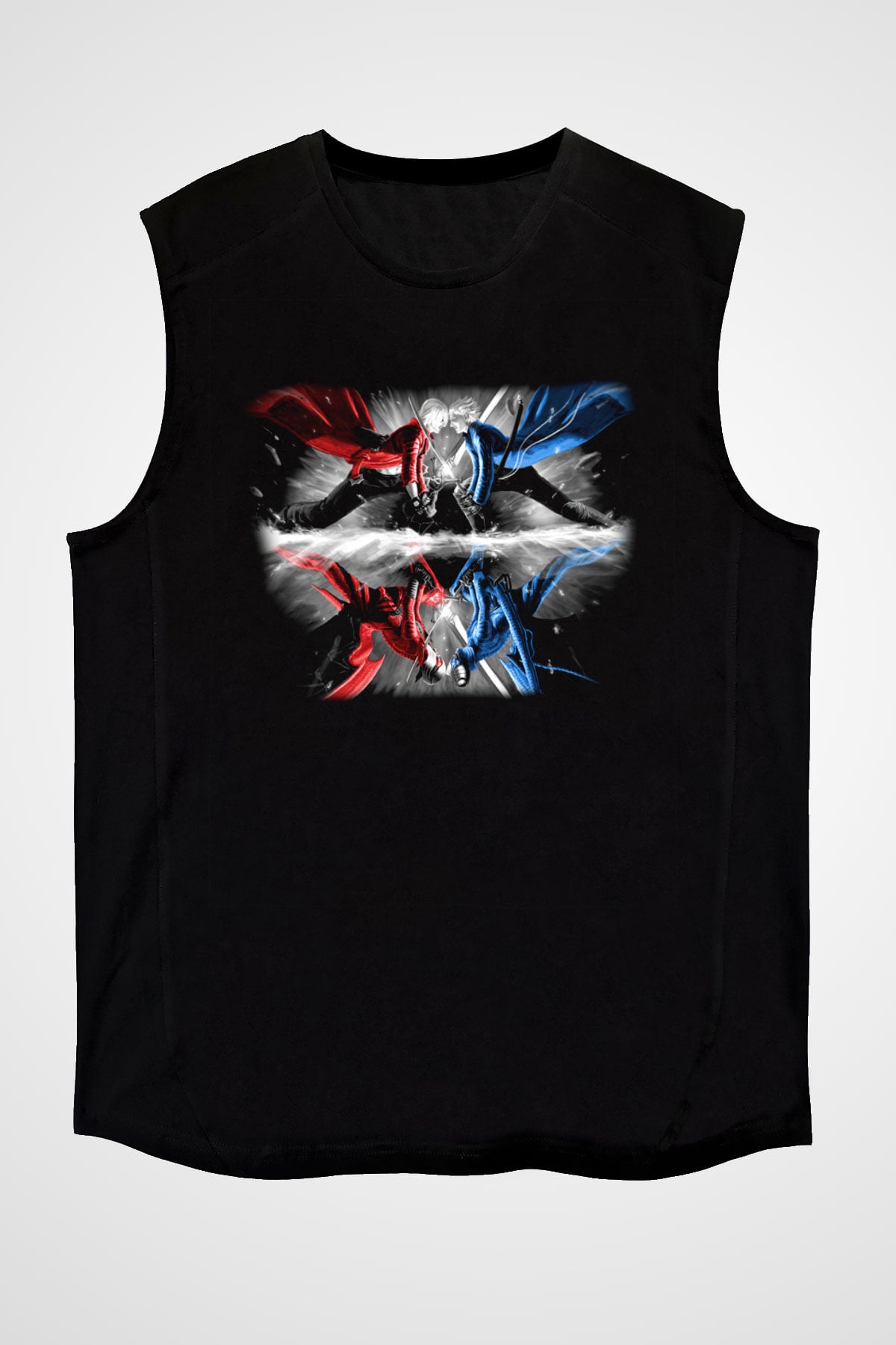Devil May Cry Siyah Unisex Kolsuz Tişört