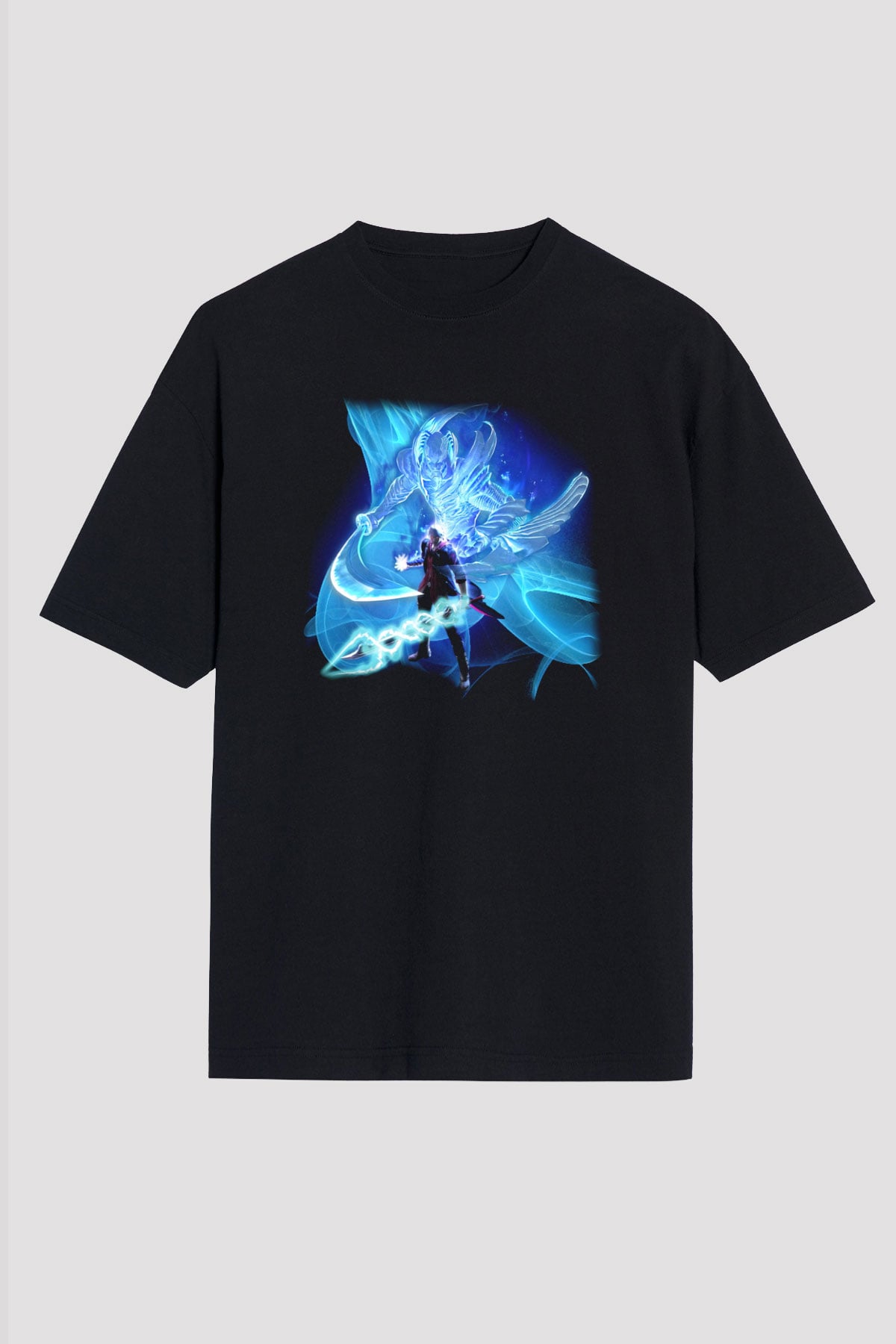 Devil May Cry Siyah Unisex Oversize Tişört T-Shirt