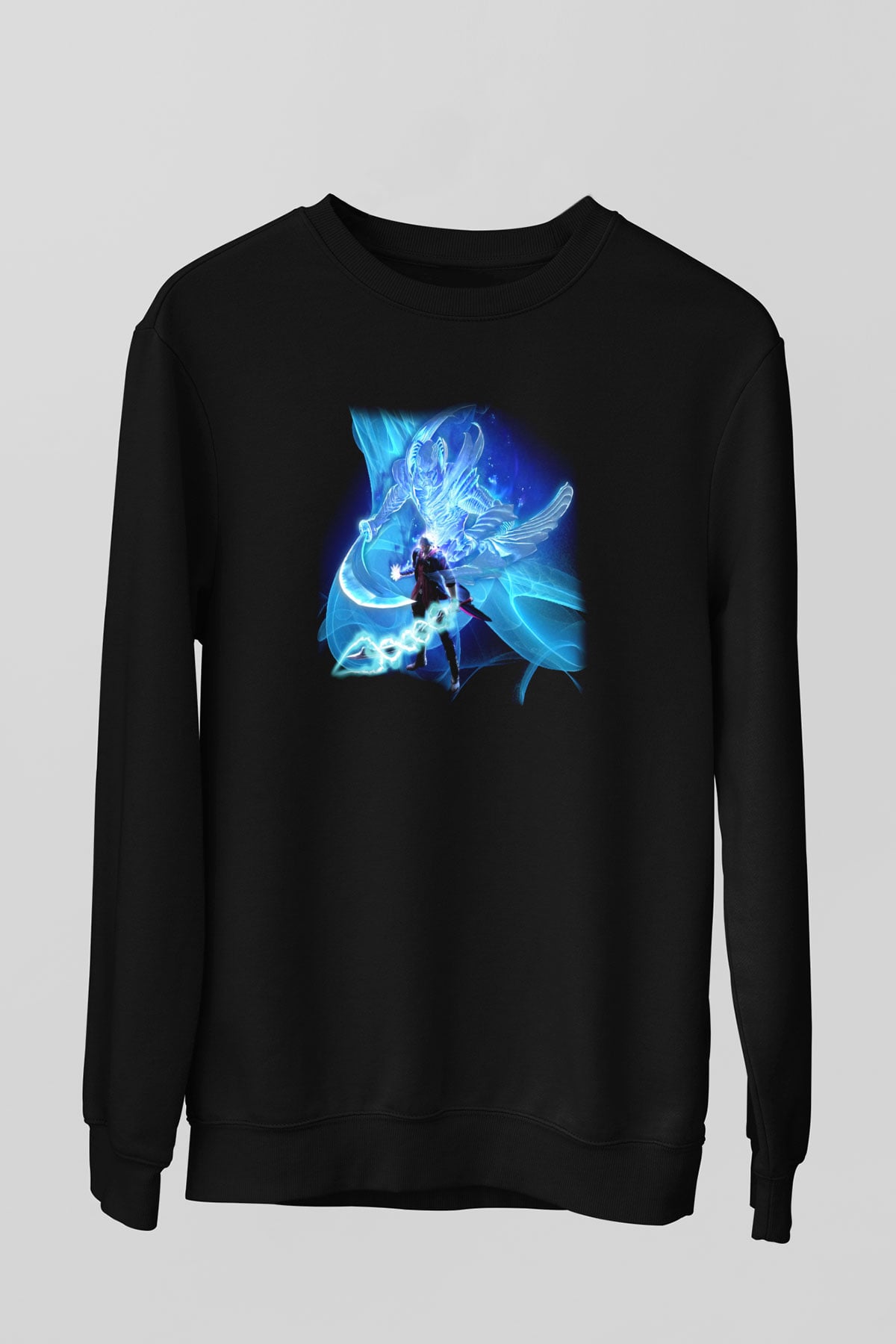 Devil May Cry Siyah Unisex Sweatshirt