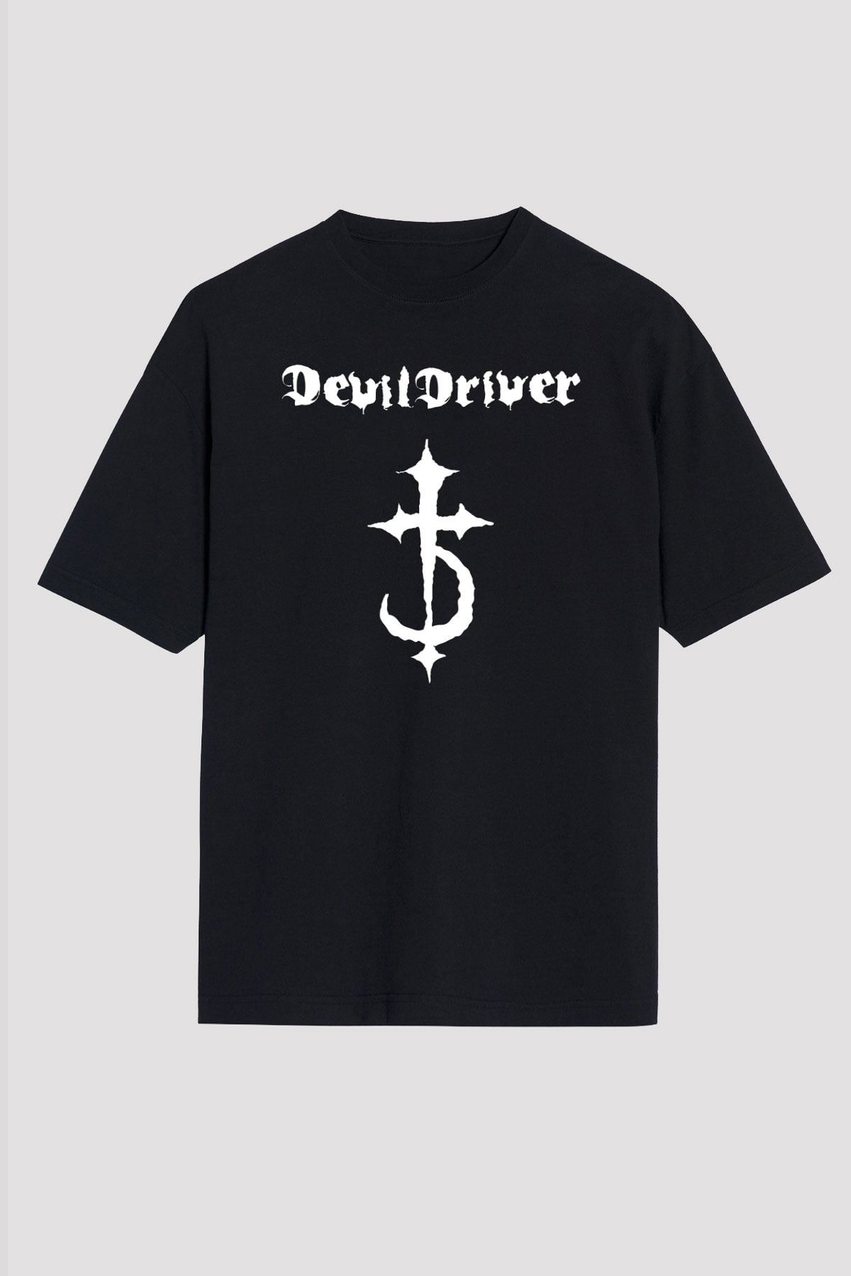 DevilDriver Siyah Unisex Tişört T-Shirt - TişörtFabrikası