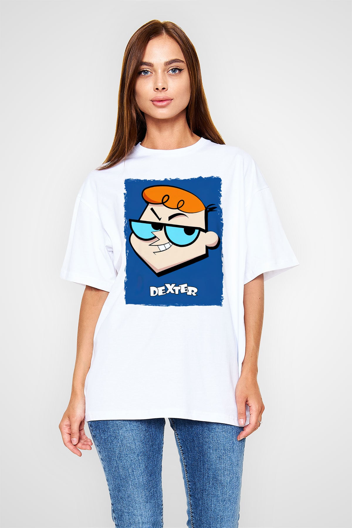 Dexter's Laboratory Beyaz Unisex Tişört T-Shirt