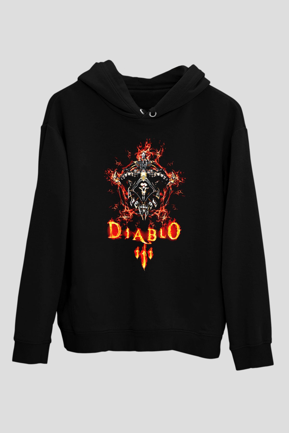 Diablo Siyah Unisex Hoodie