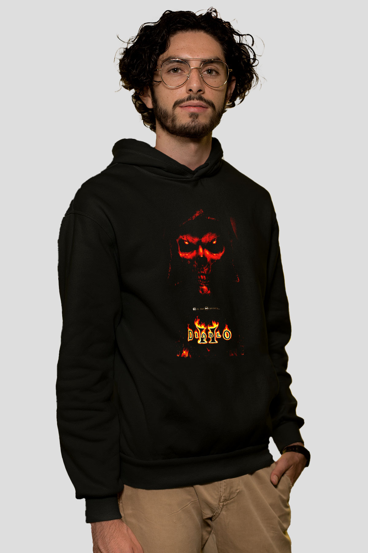 Diablo Siyah Unisex Hoodie