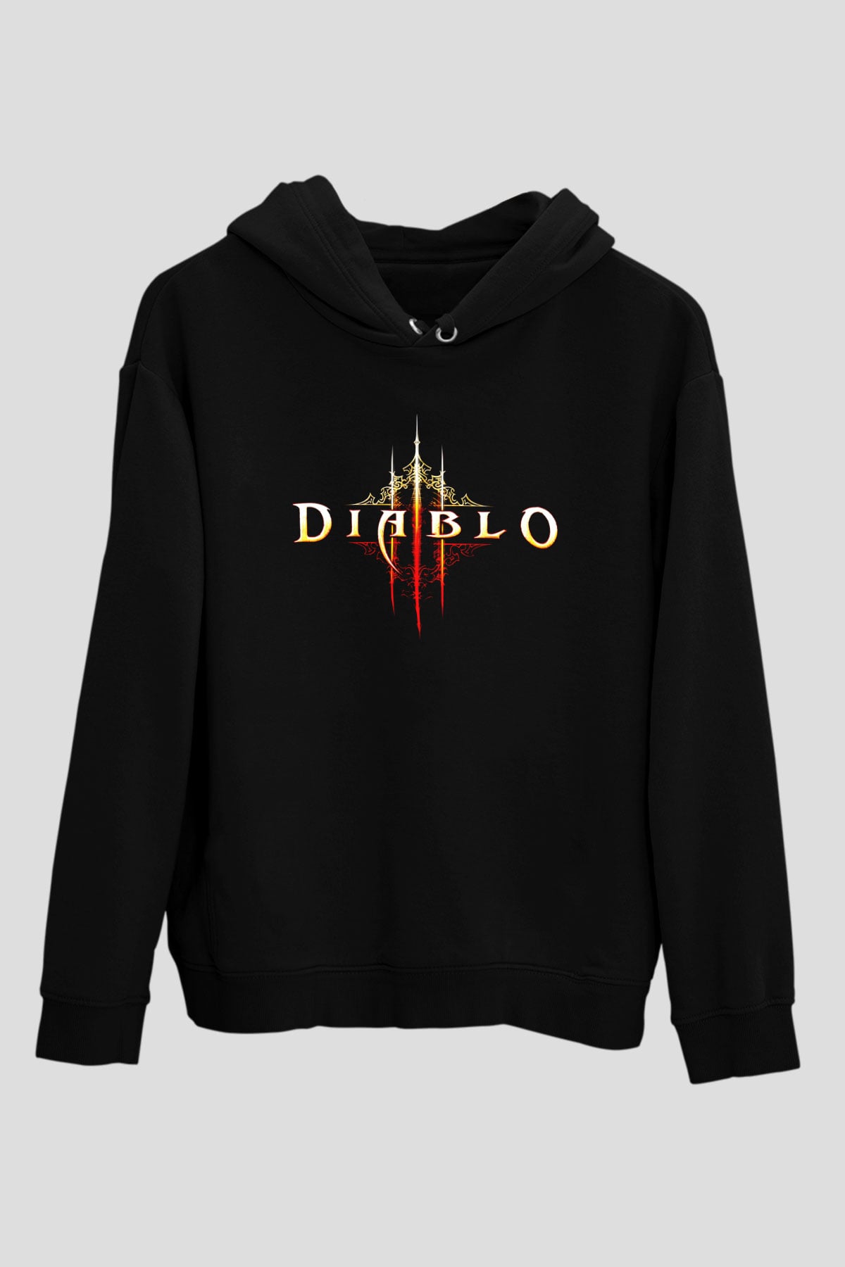 Diablo Siyah Unisex Hoodie