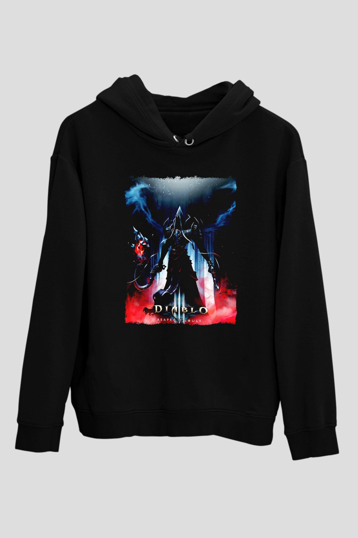 Diablo Siyah Unisex Hoodie
