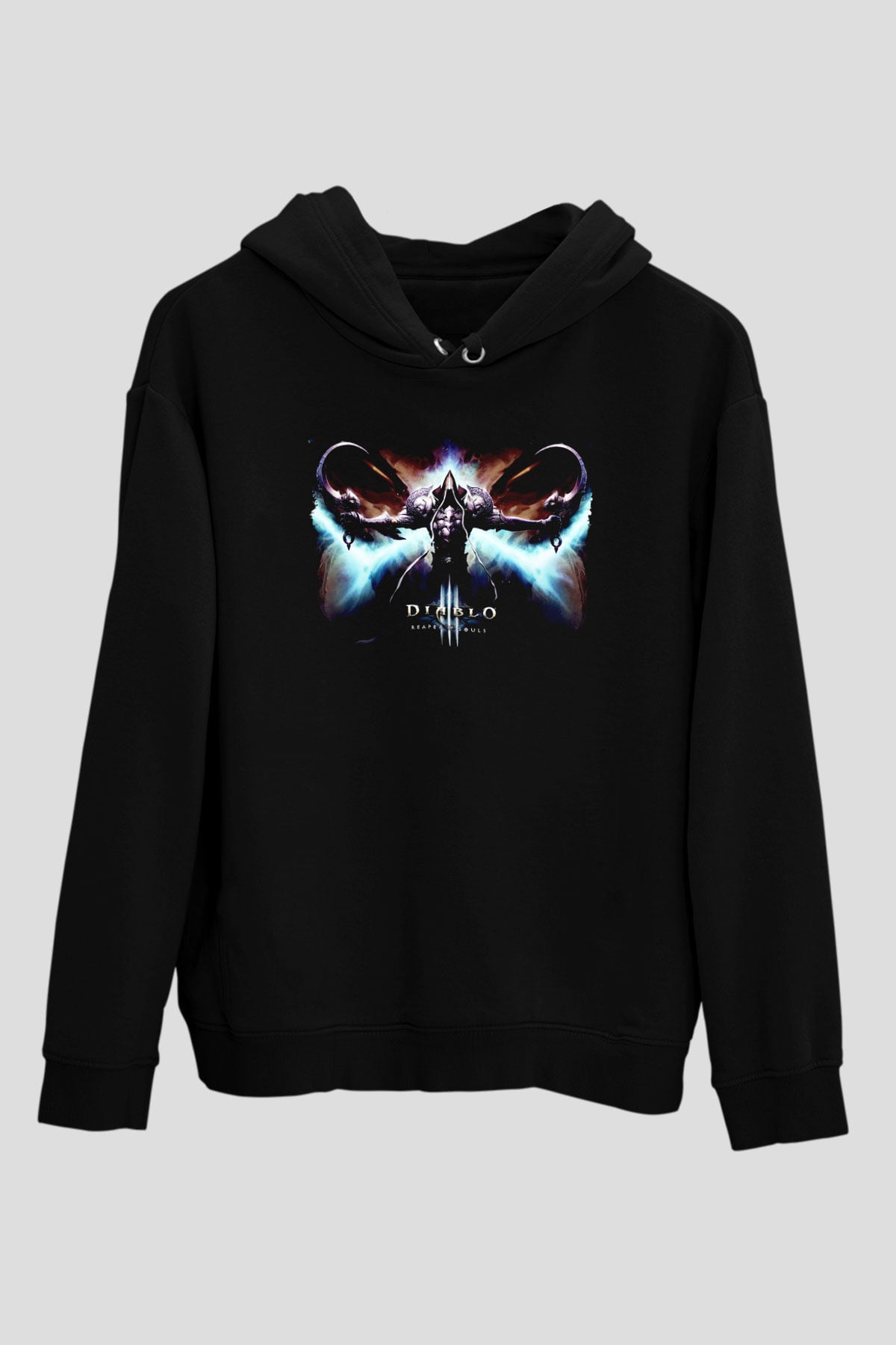 Diablo Siyah Unisex Hoodie