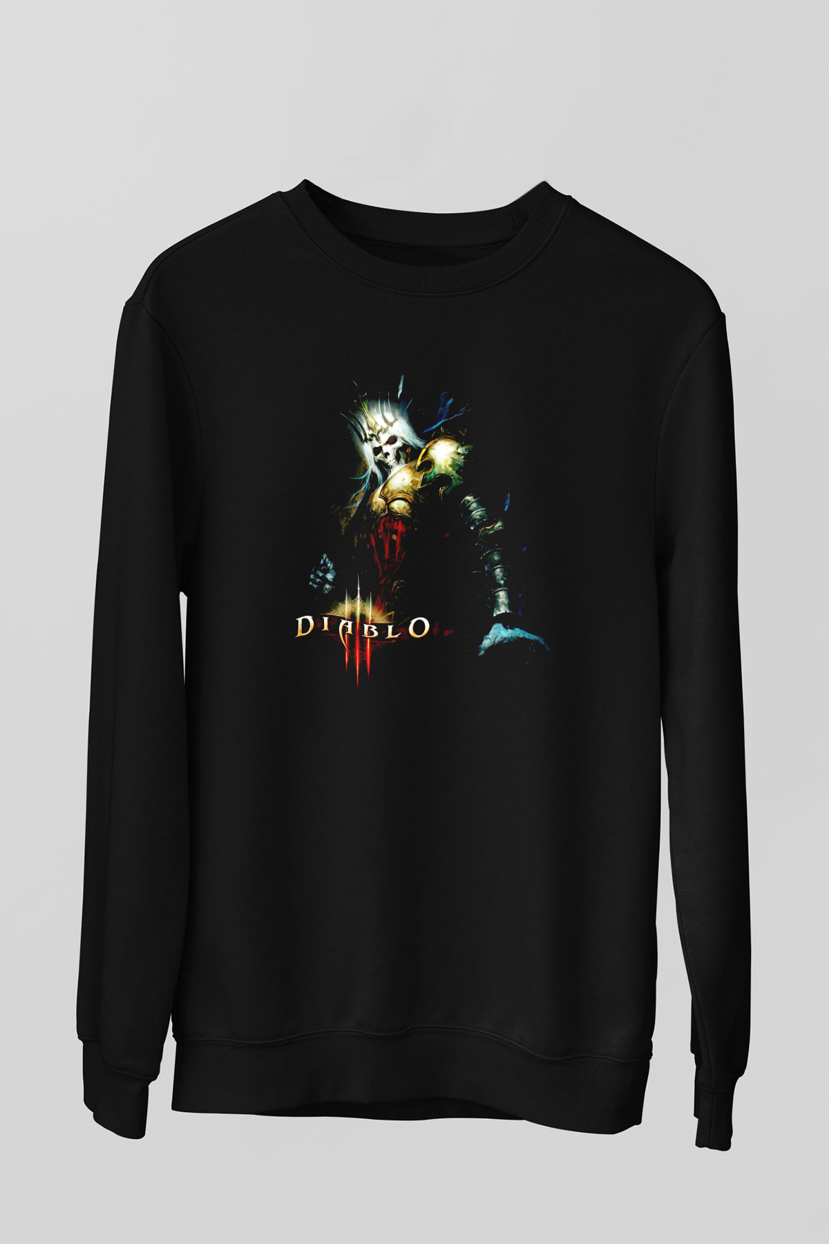 Diablo Siyah Unisex Sweatshirt