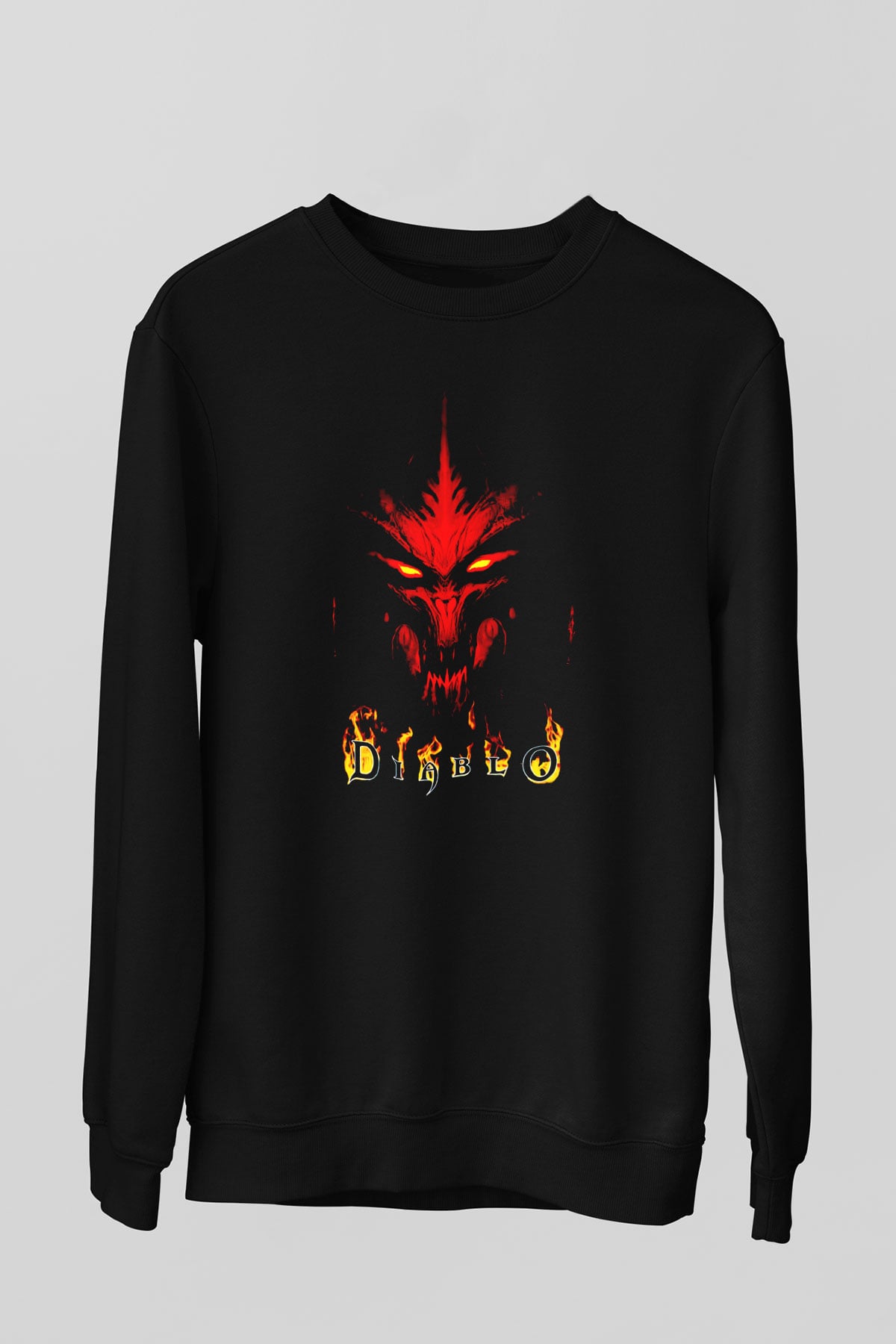 Diablo Siyah Unisex Sweatshirt