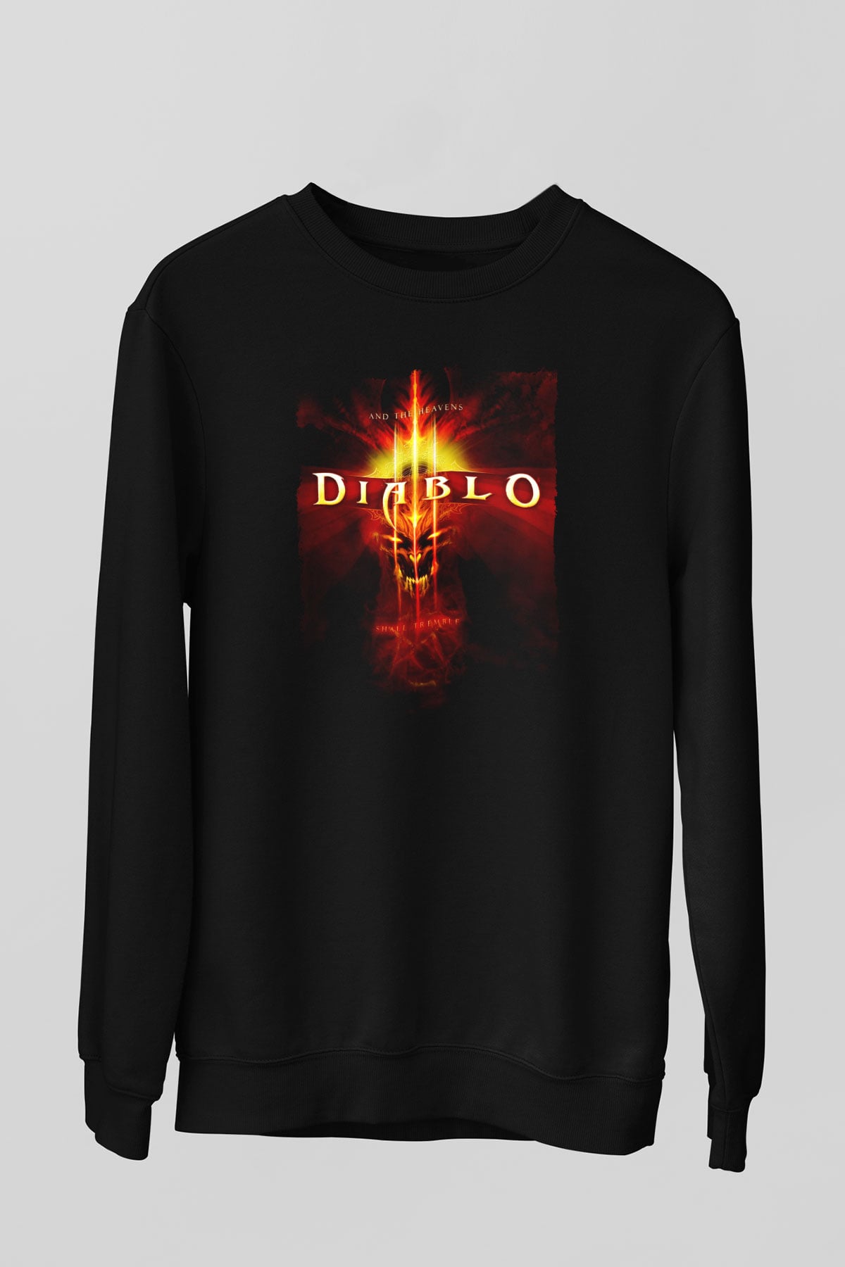 Diablo Siyah Unisex Sweatshirt