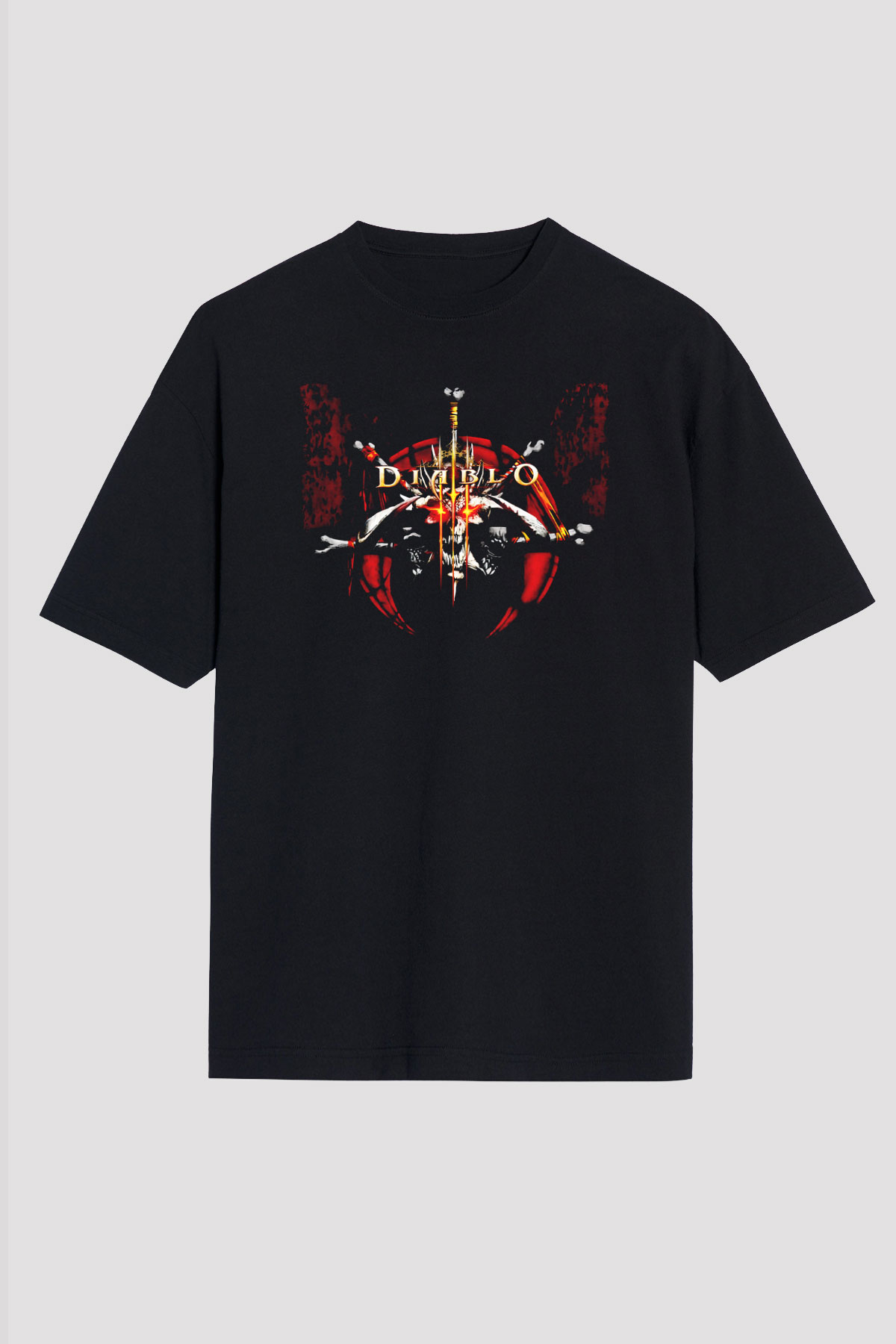 Diablo Siyah Unisex Tişört T-Shirt