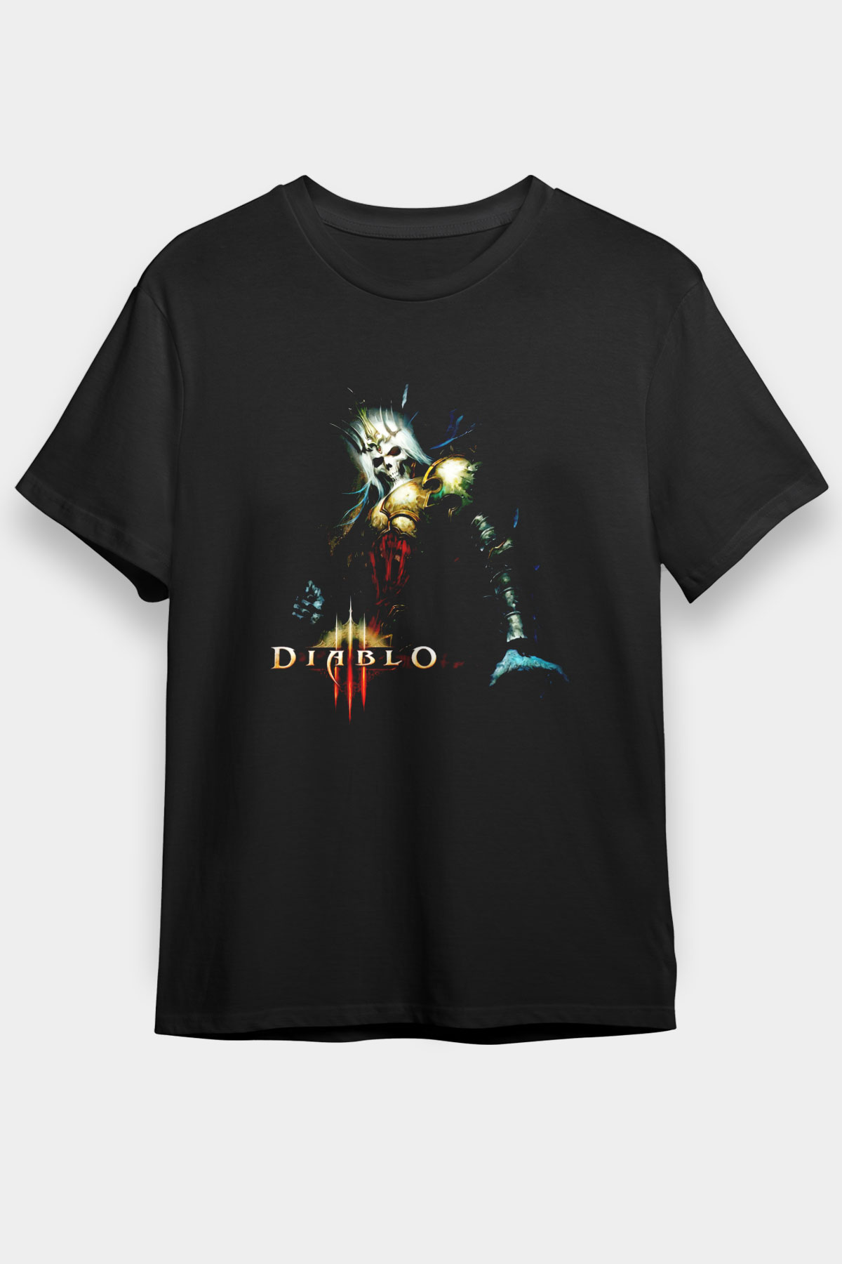 Diablo Siyah Unisex Tişört T-Shirt