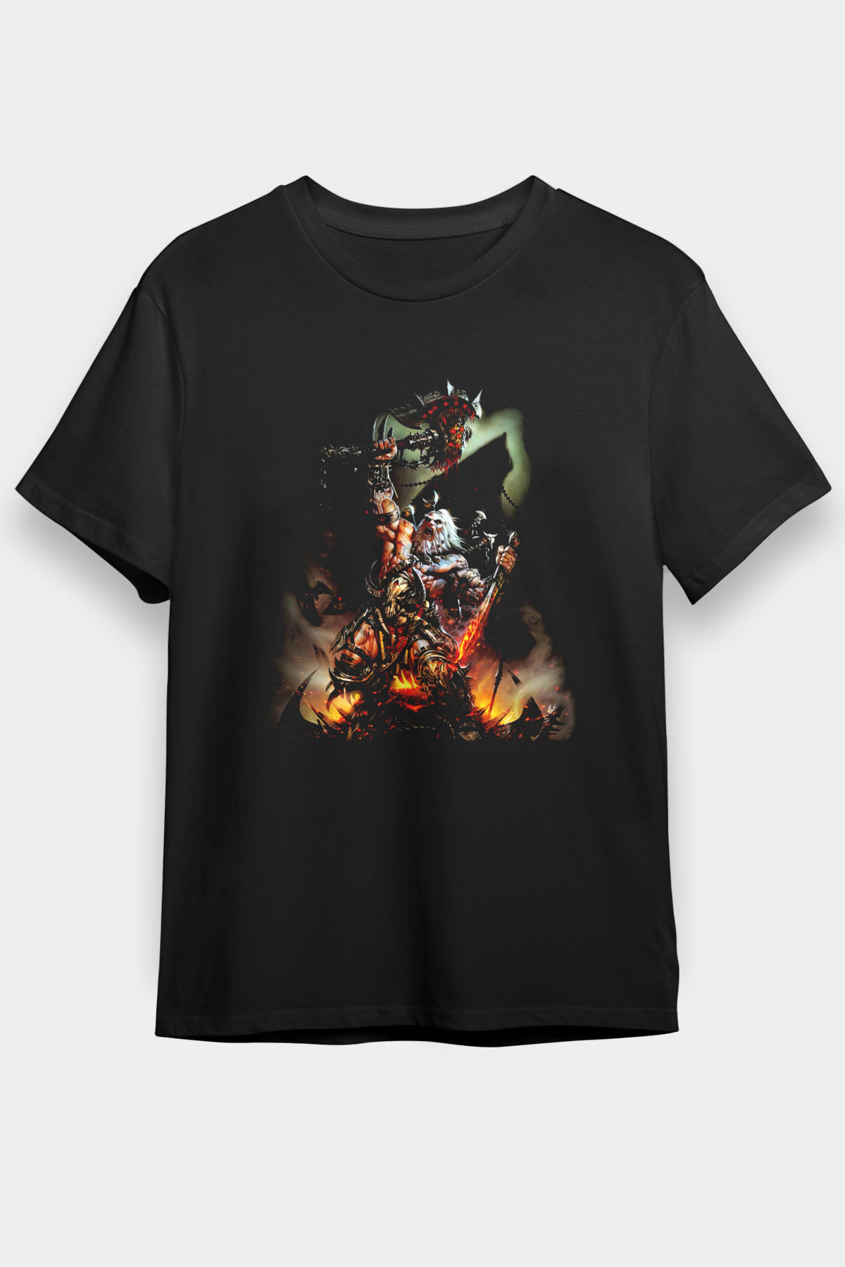 Diablo Siyah Unisex Tişört T-Shirt