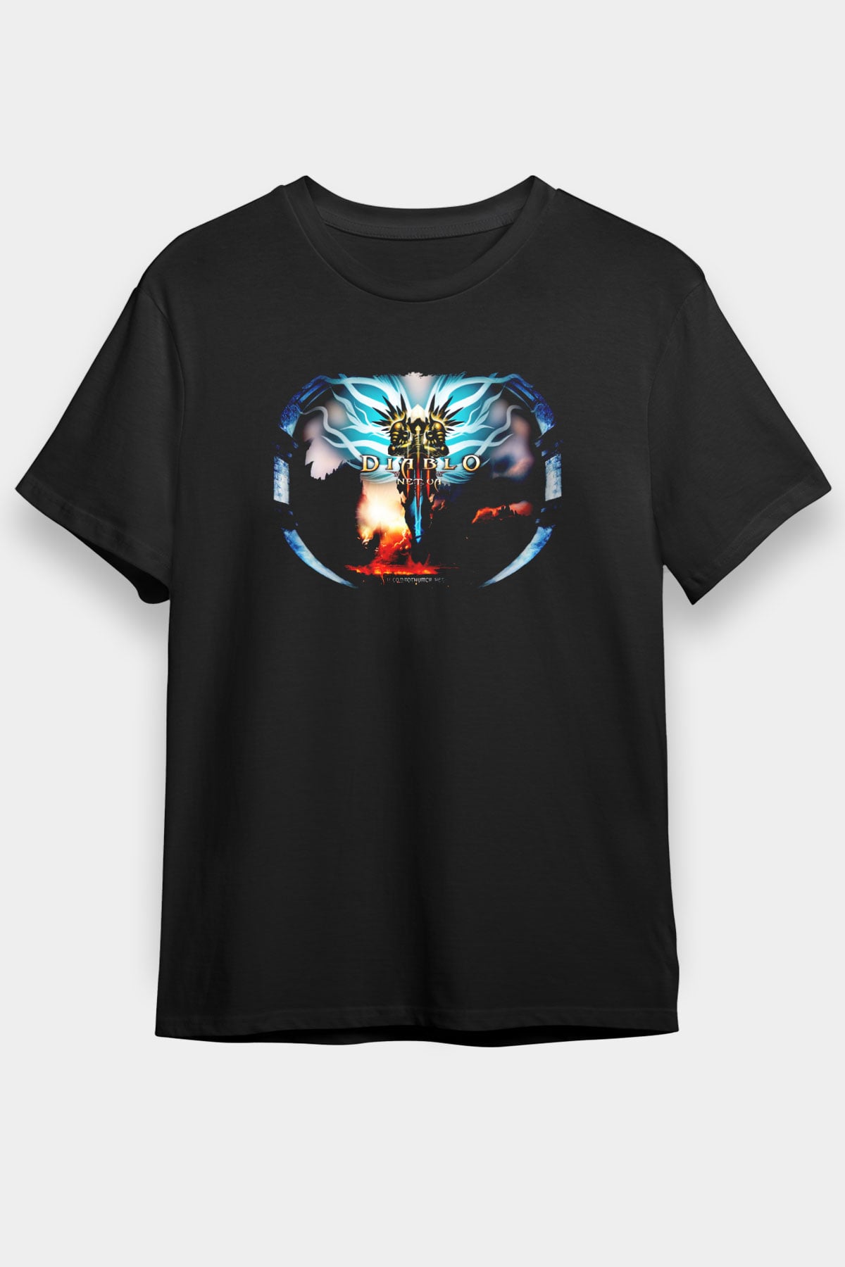 Diablo Siyah Unisex Tişört T-Shirt