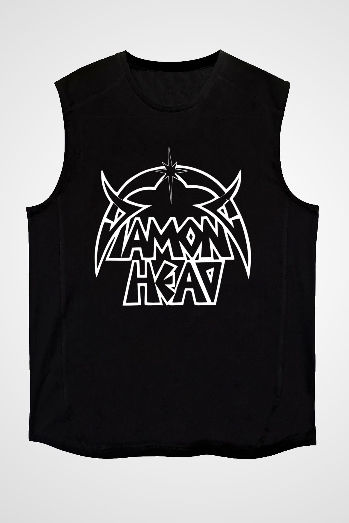 Diamond Head Siyah Unisex Kolsuz Tişört