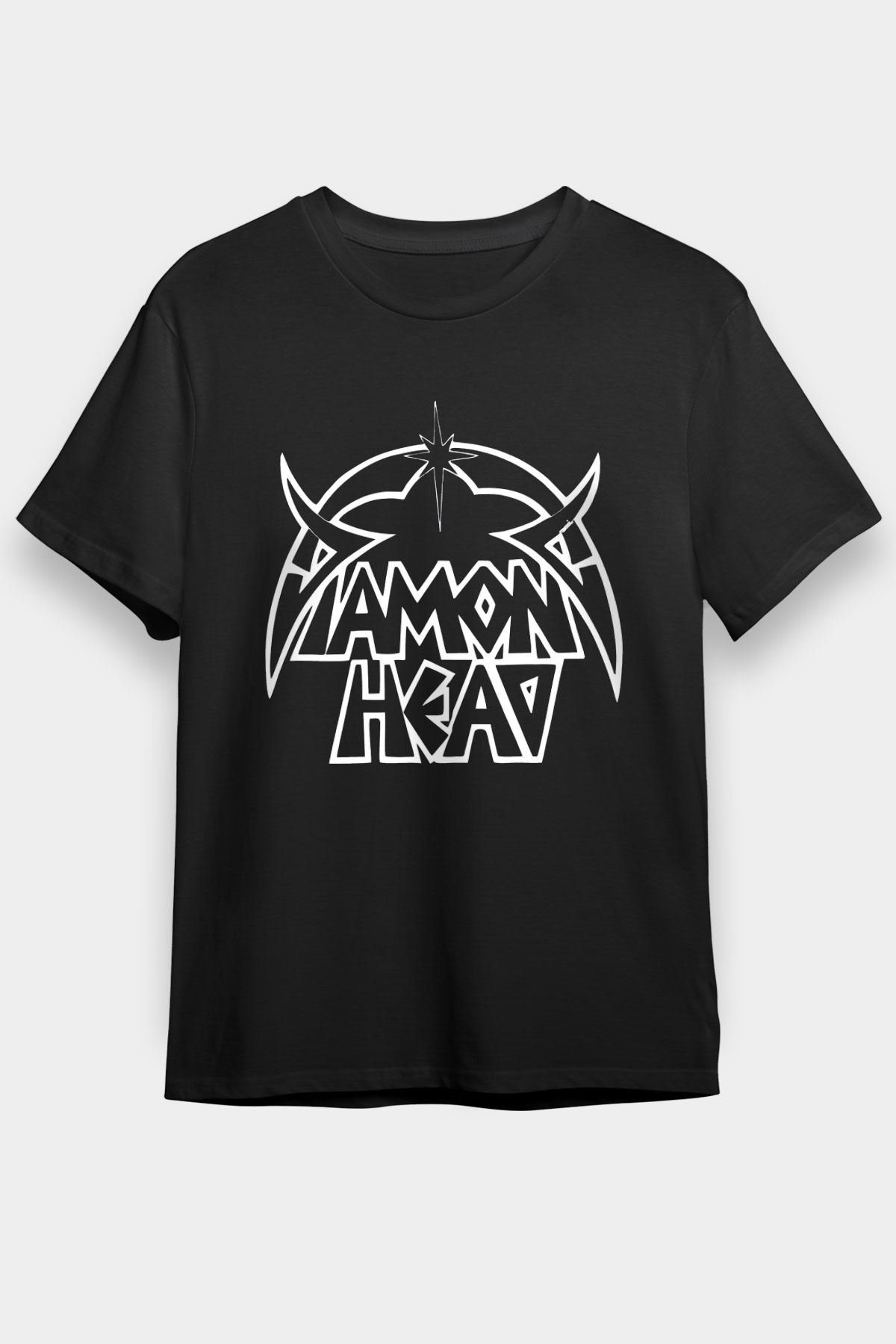 Diamond Head Siyah Unisex Tişört T-Shirt - TişörtFabrikası