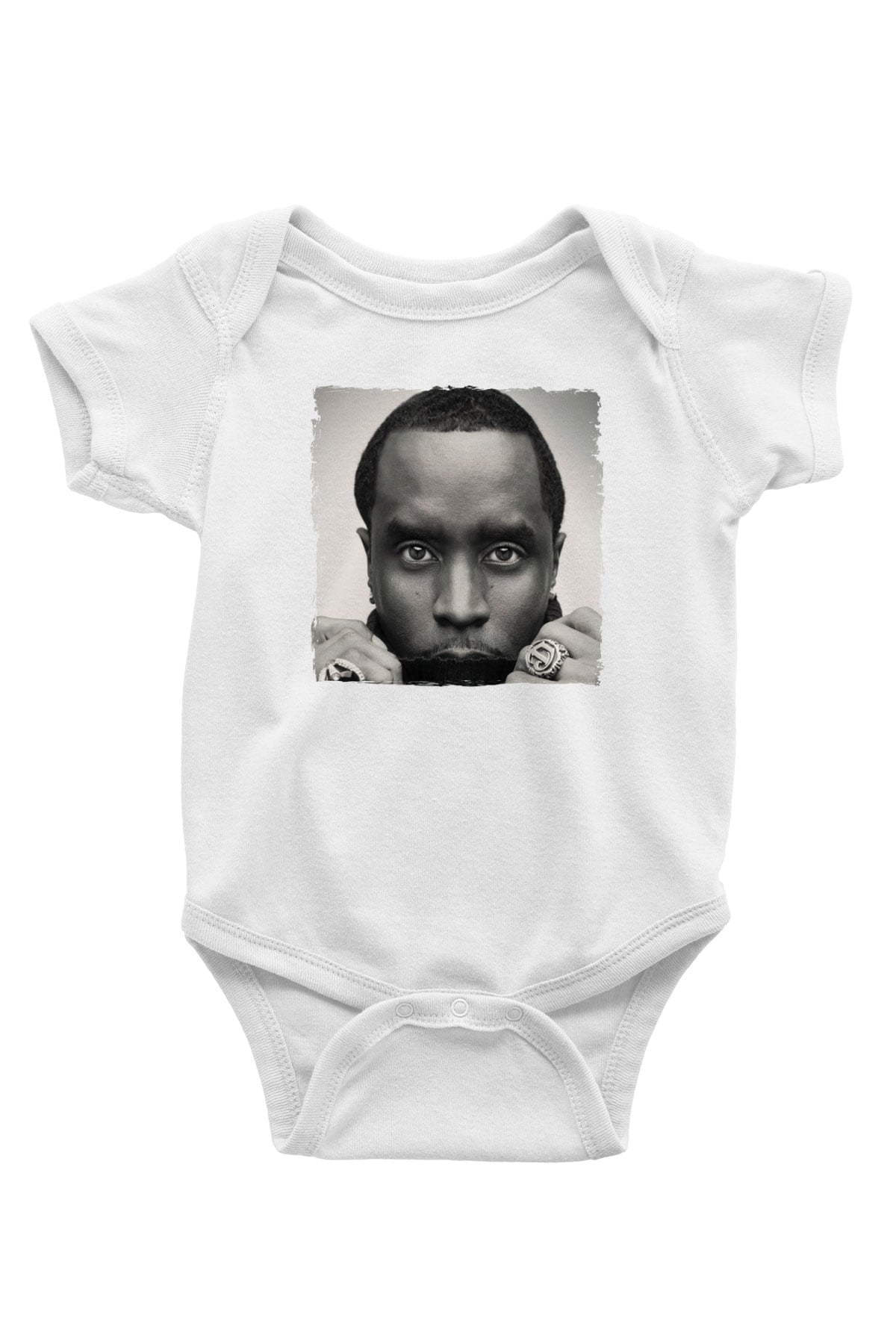 Diddy Beyaz Bebek Body - Zıbın