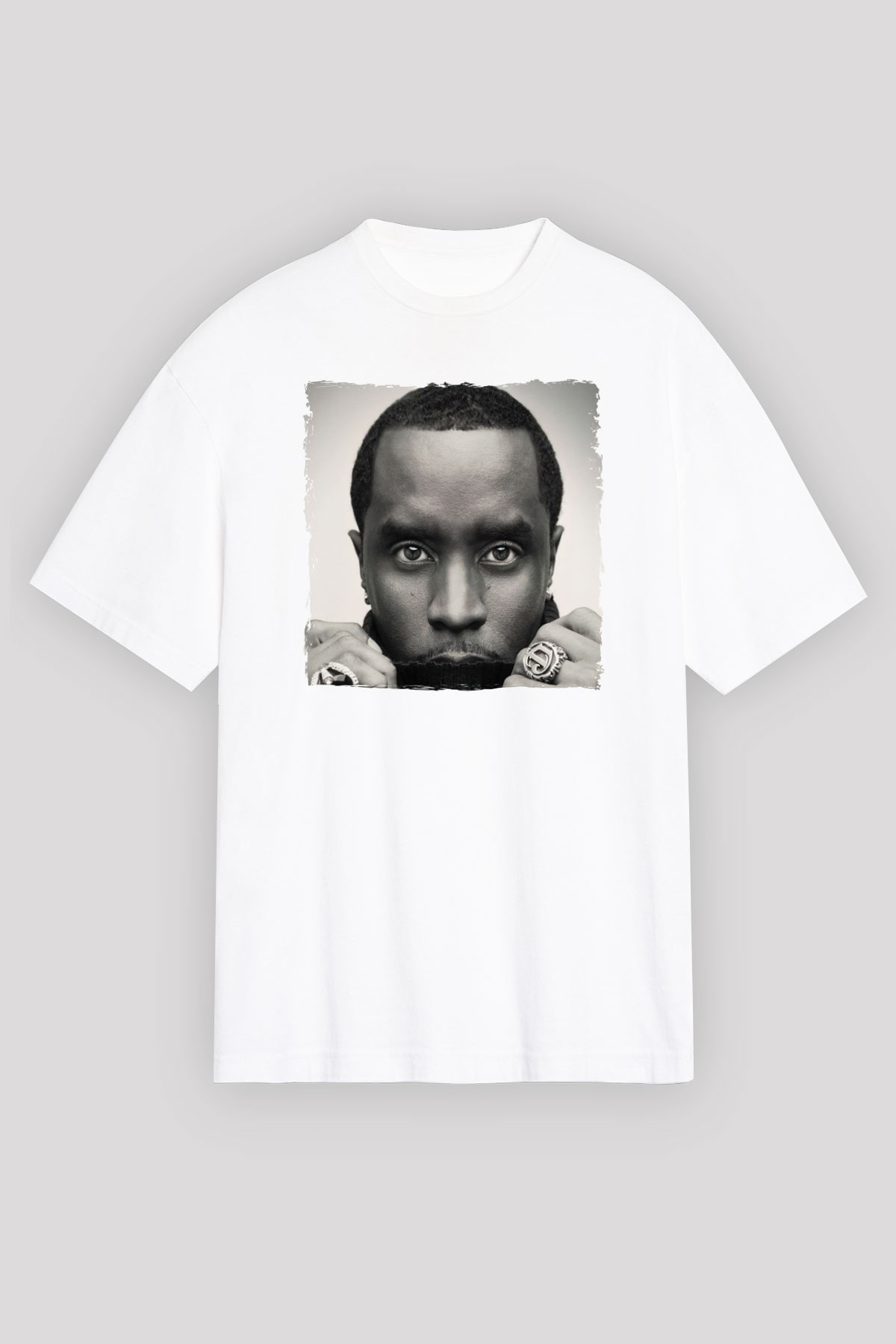 Diddy Beyaz Unisex Tişört T-Shirt - TişörtFabrikası