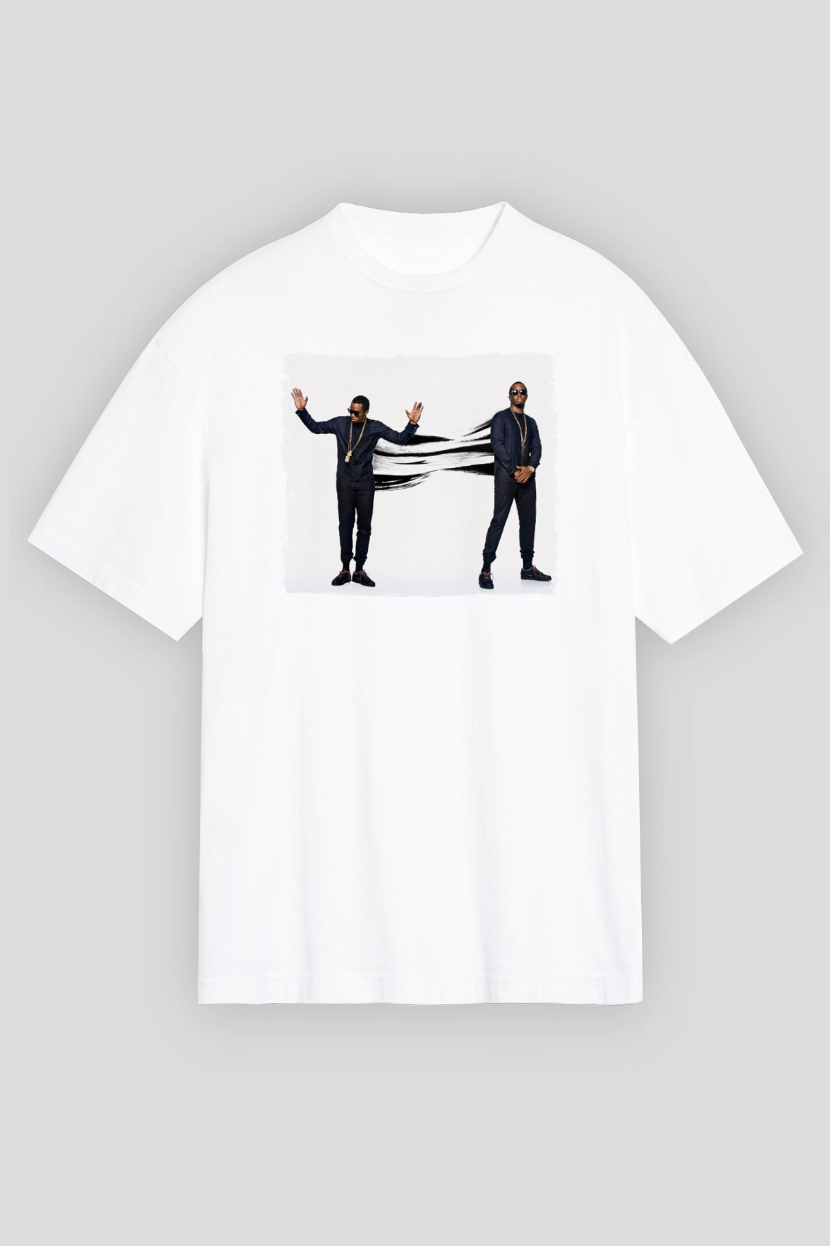 Diddy Beyaz Unisex Tişört T-Shirt - TişörtFabrikası