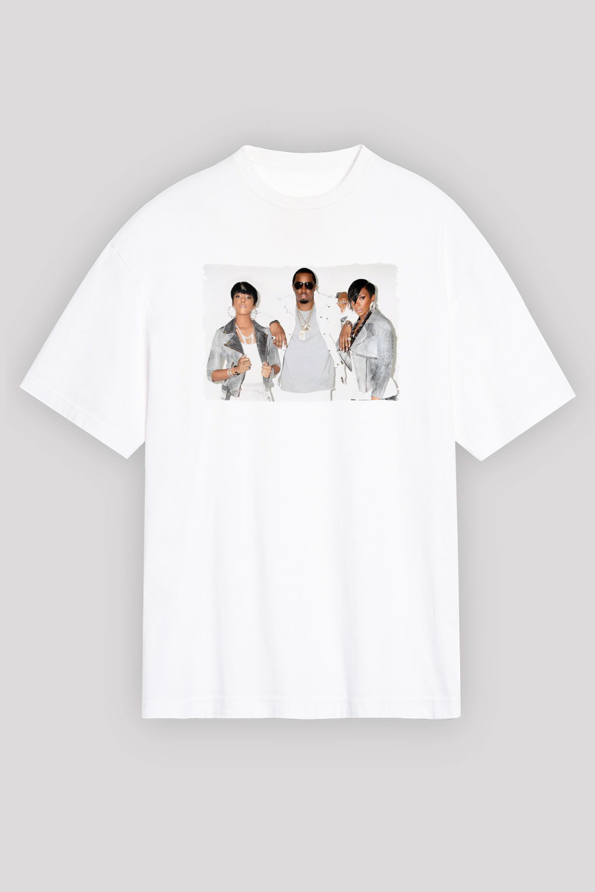 Diddy Beyaz Unisex Tişört T-Shirt - TişörtFabrikası
