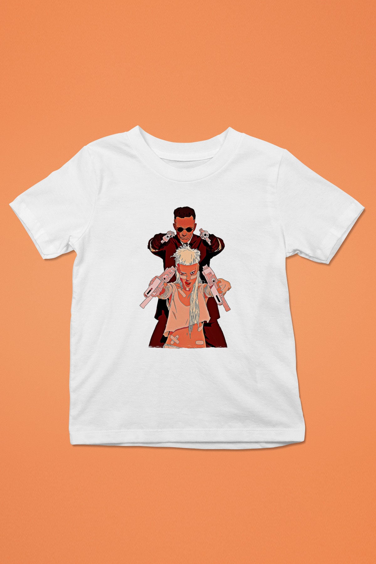 Die Antwoord Baskılı Beyaz Unisex Beyaz Çocuk Tişört - Tshirt