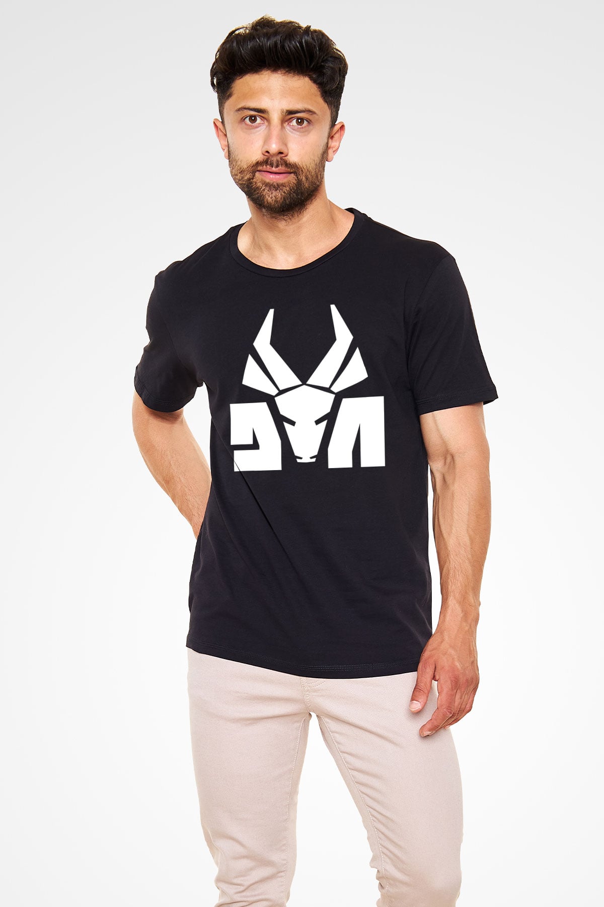Die Antwoord Baskılı Unisex Siyah Tişört - Tshirt