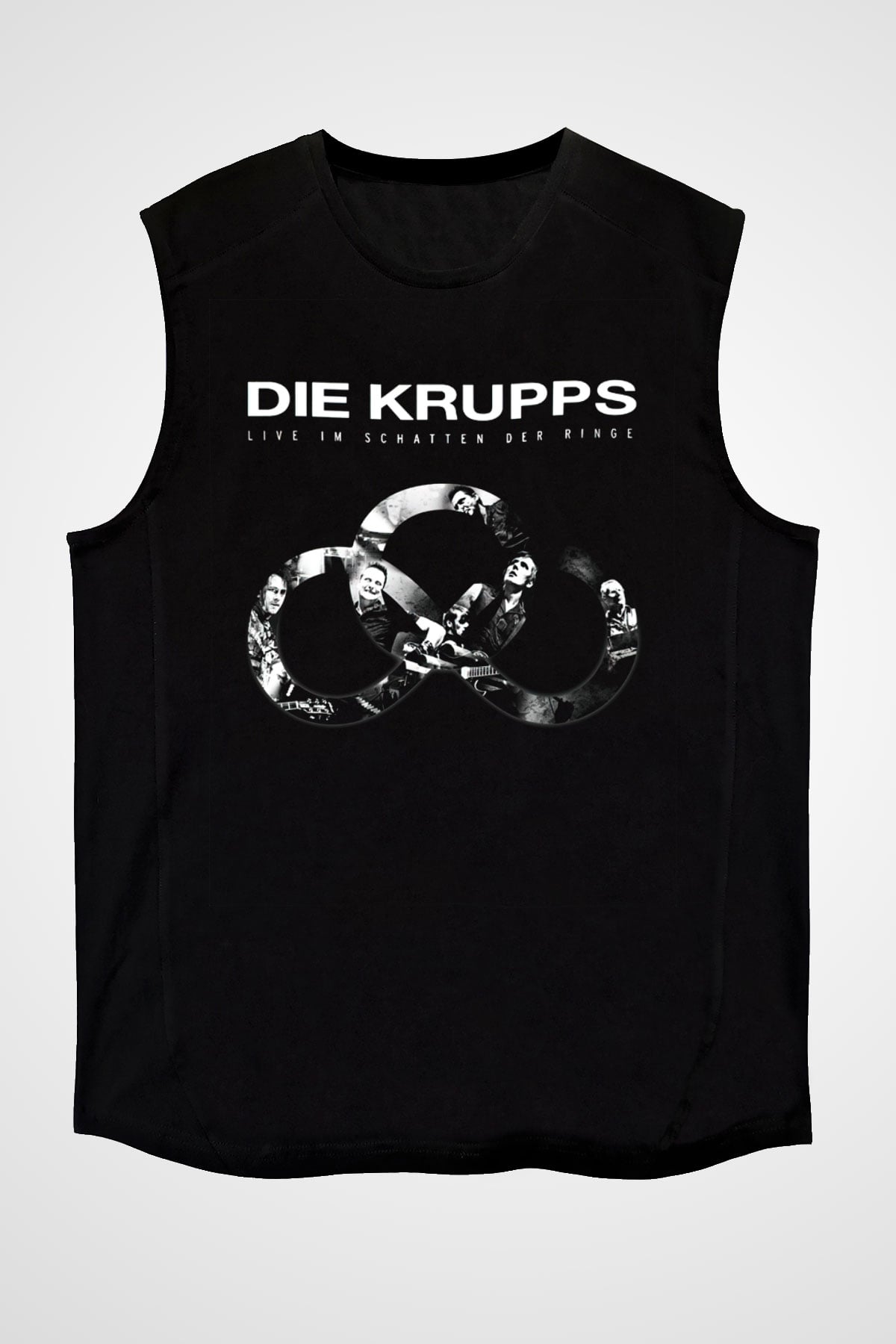 Die Krupps Siyah Unisex Kolsuz Tişört