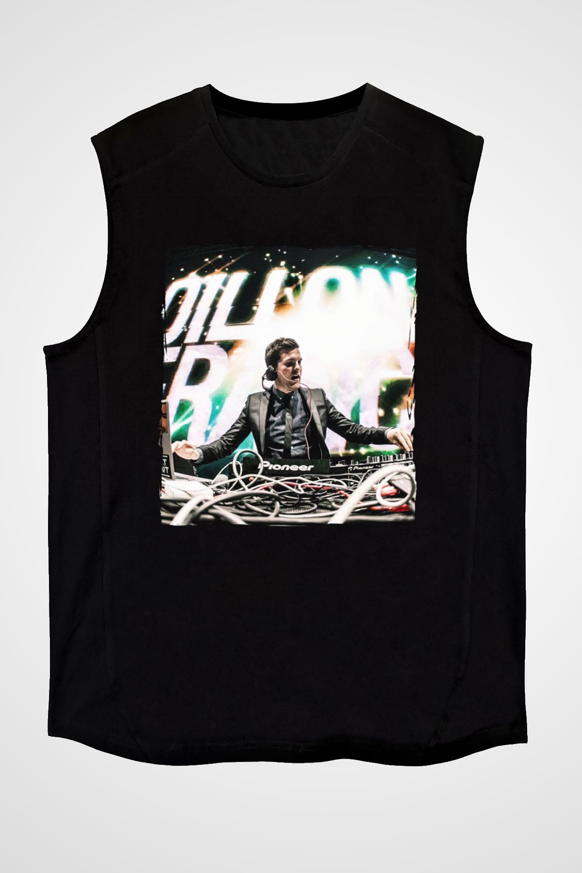 Dillion Francis Siyah Unisex Kolsuz Tişört
