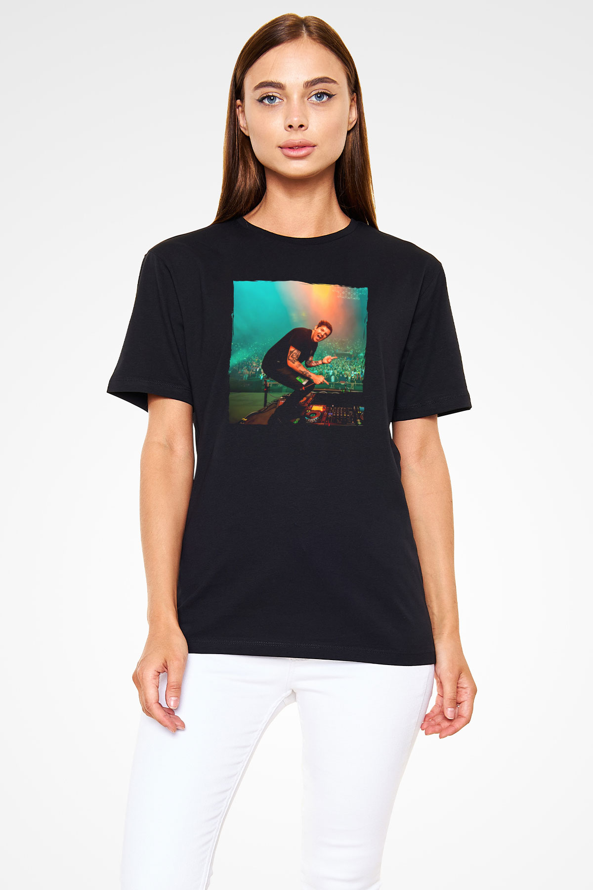 Dillion Francis Siyah Unisex Tişört T-Shirt - TişörtFabrikası