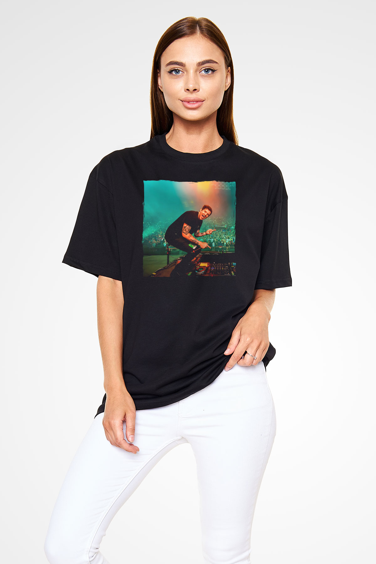 Dillion Francis Siyah Unisex Tişört T-Shirt - TişörtFabrikası