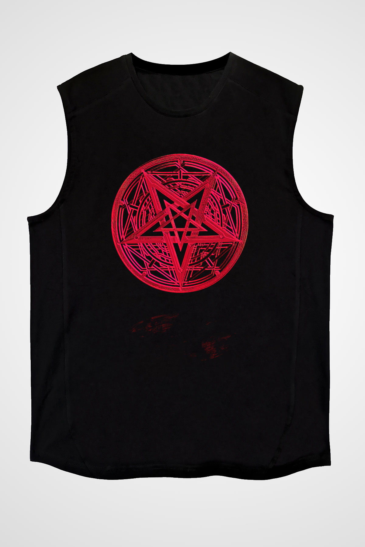 Dimmu Borgir Baskılı Unisex Siyah Kolsuz Tişört - Tshirt