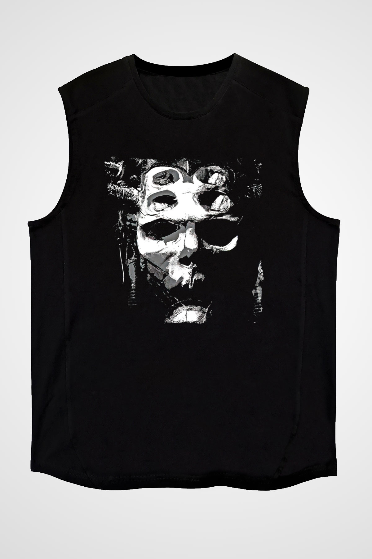 Dimmu Borgir Baskılı Unisex Siyah Kolsuz Tişört - Tshirt