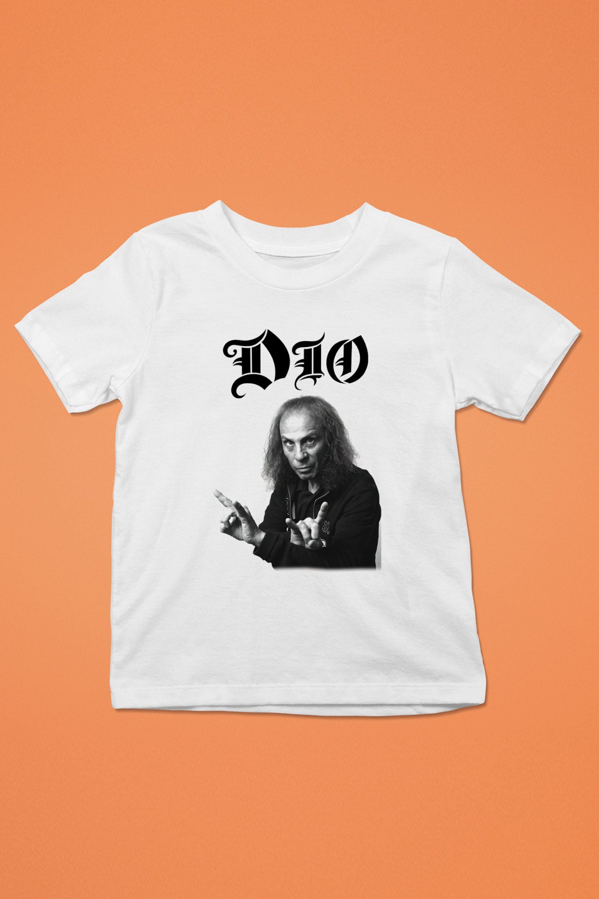 Dio Baskılı Beyaz Unisex Çocuk Tişört