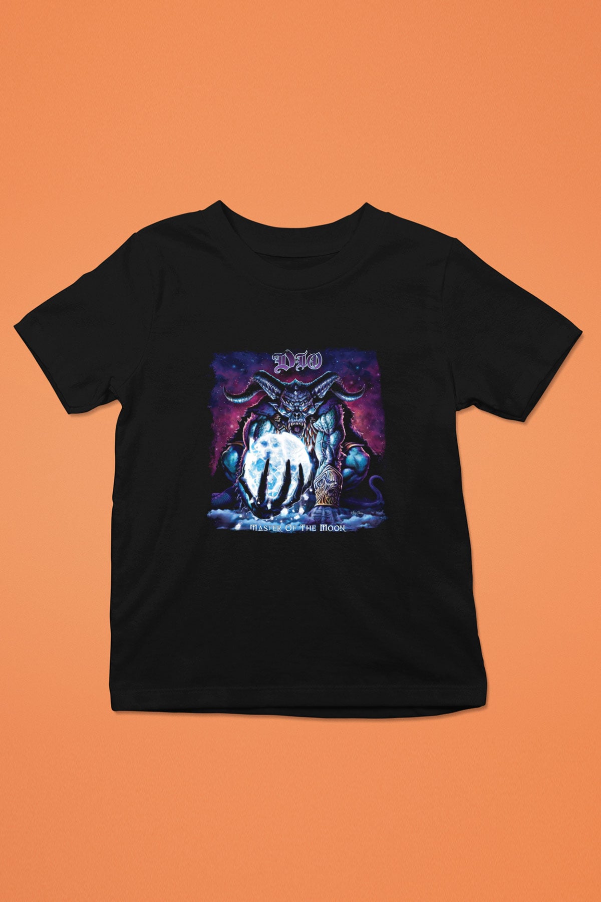 Dio Baskılı Unisex Siyah Çocuk Tişört