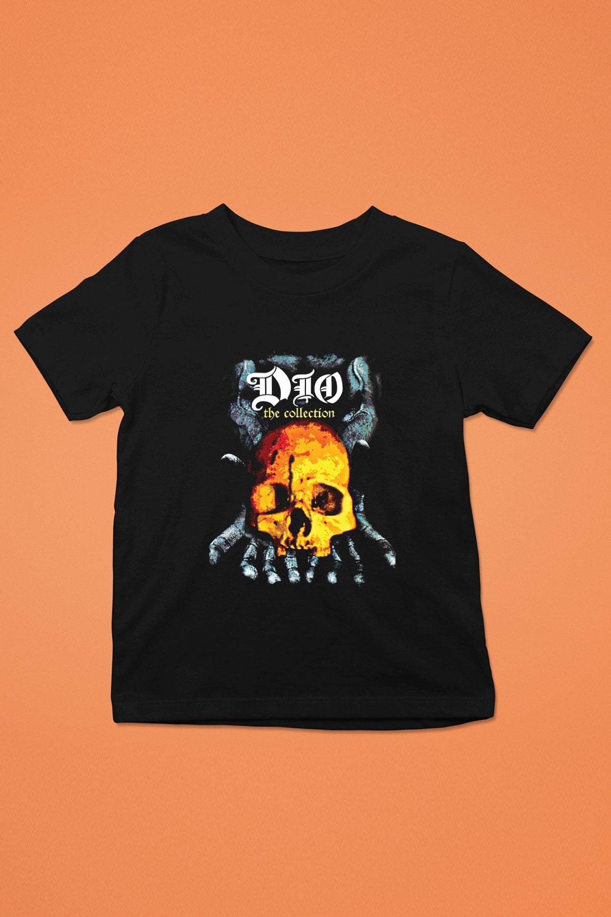 Dio Baskılı Unisex Siyah Çocuk Tişört