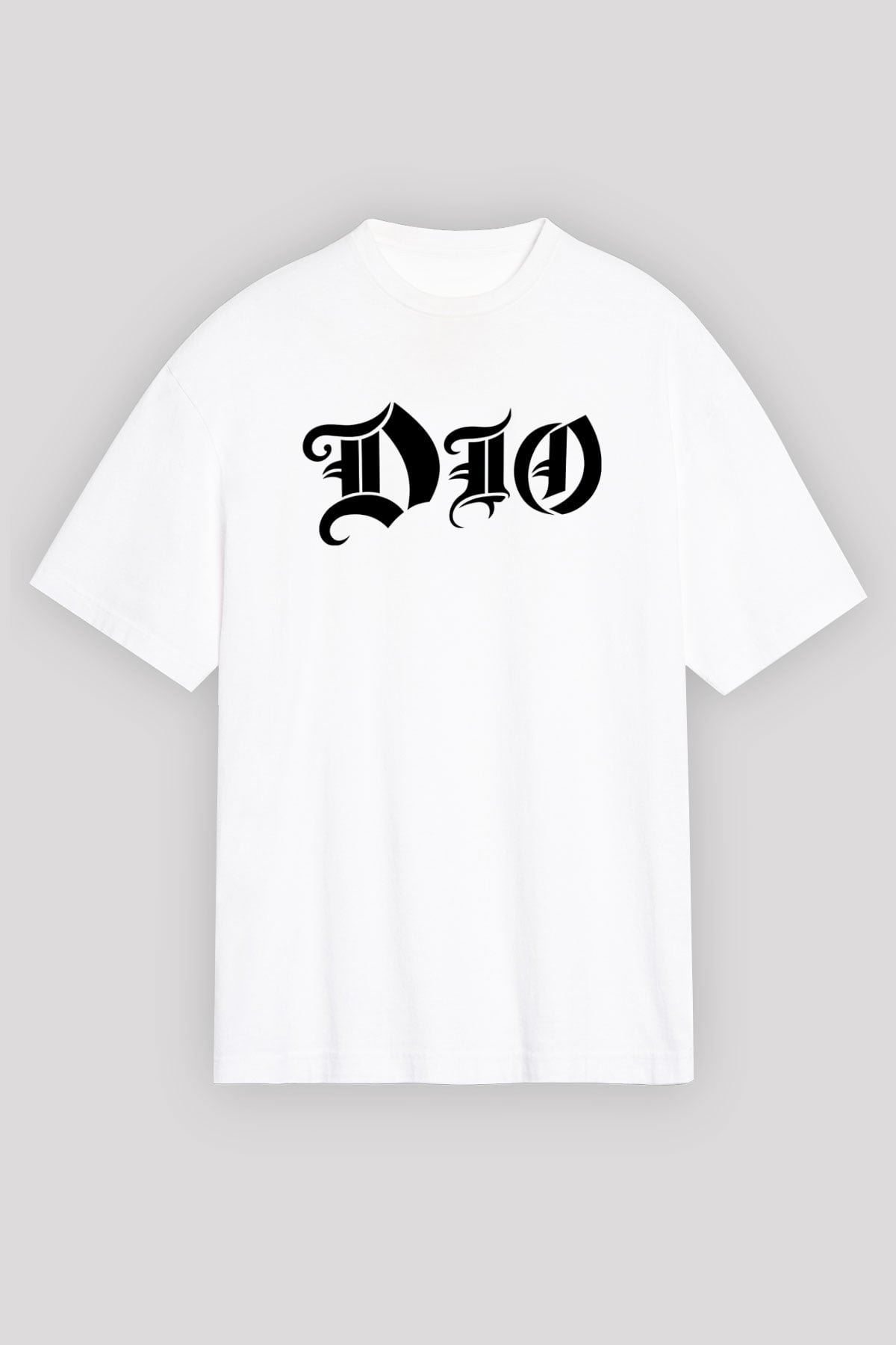 Dio Beyaz Unisex Oversize Tişört T-Shirt