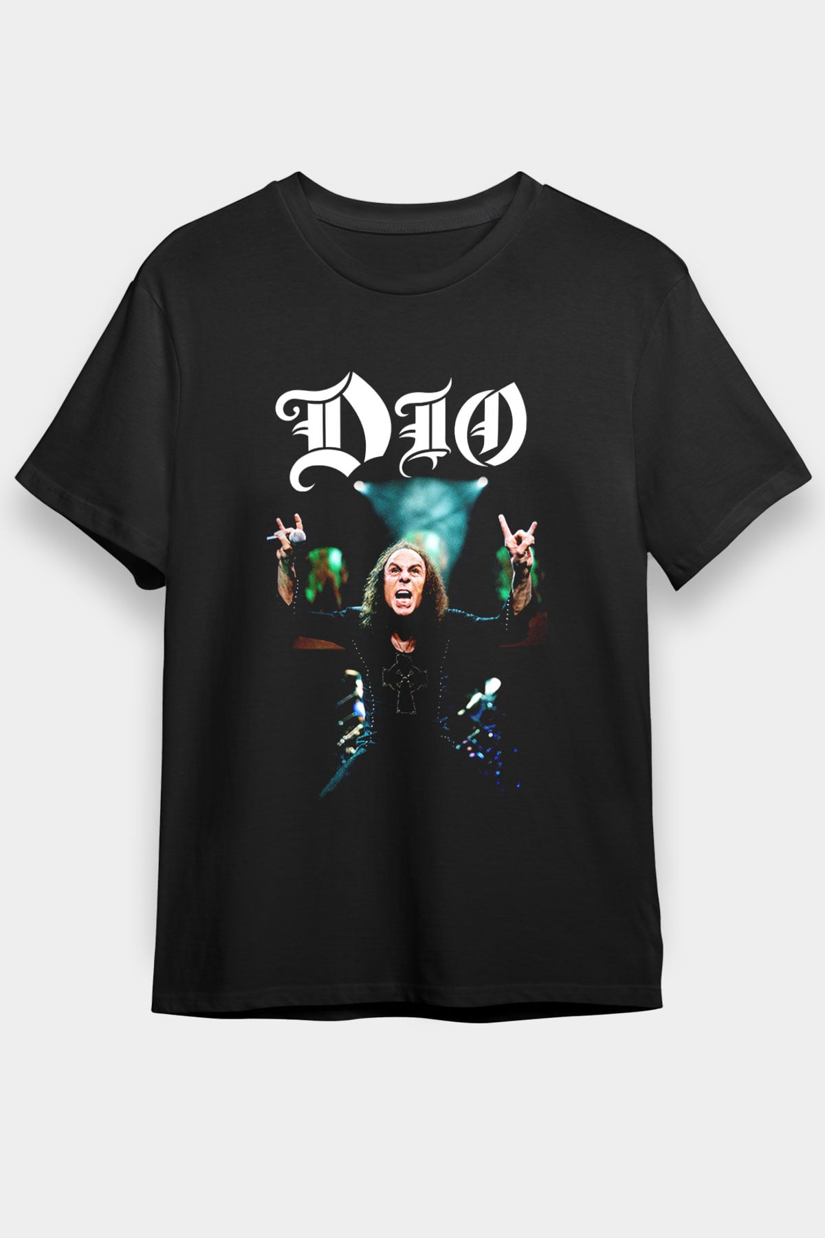 Dio Siyah Unisex Tişört T-Shirt - TişörtFabrikası