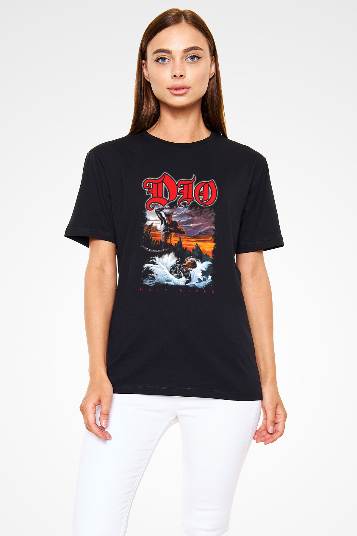Dio Siyah Unisex Tişört T-Shirt - TişörtFabrikası
