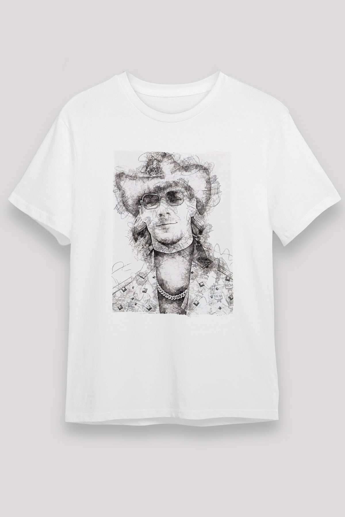 Diplo Beyaz Unisex Tişört T-Shirt - TişörtFabrikası