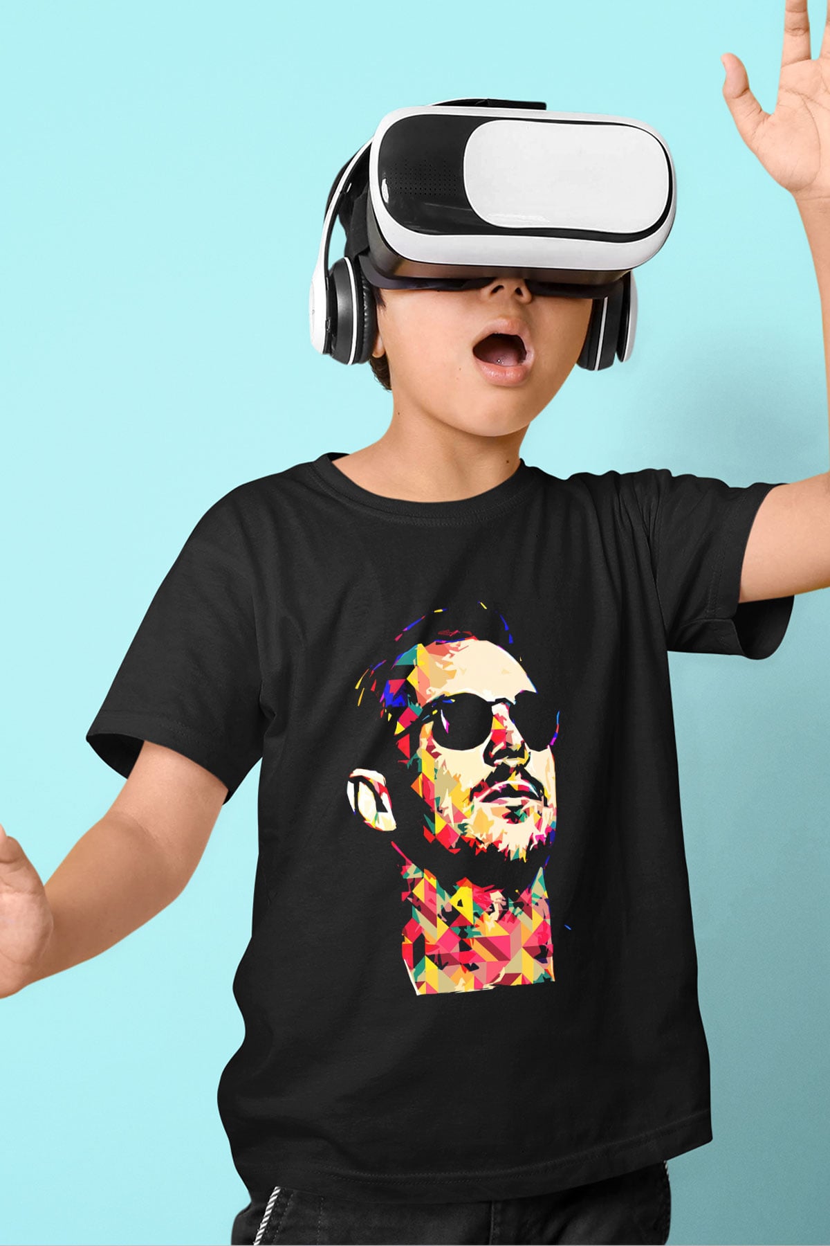 Diplo Siyah Unisex Çocuk Tişört