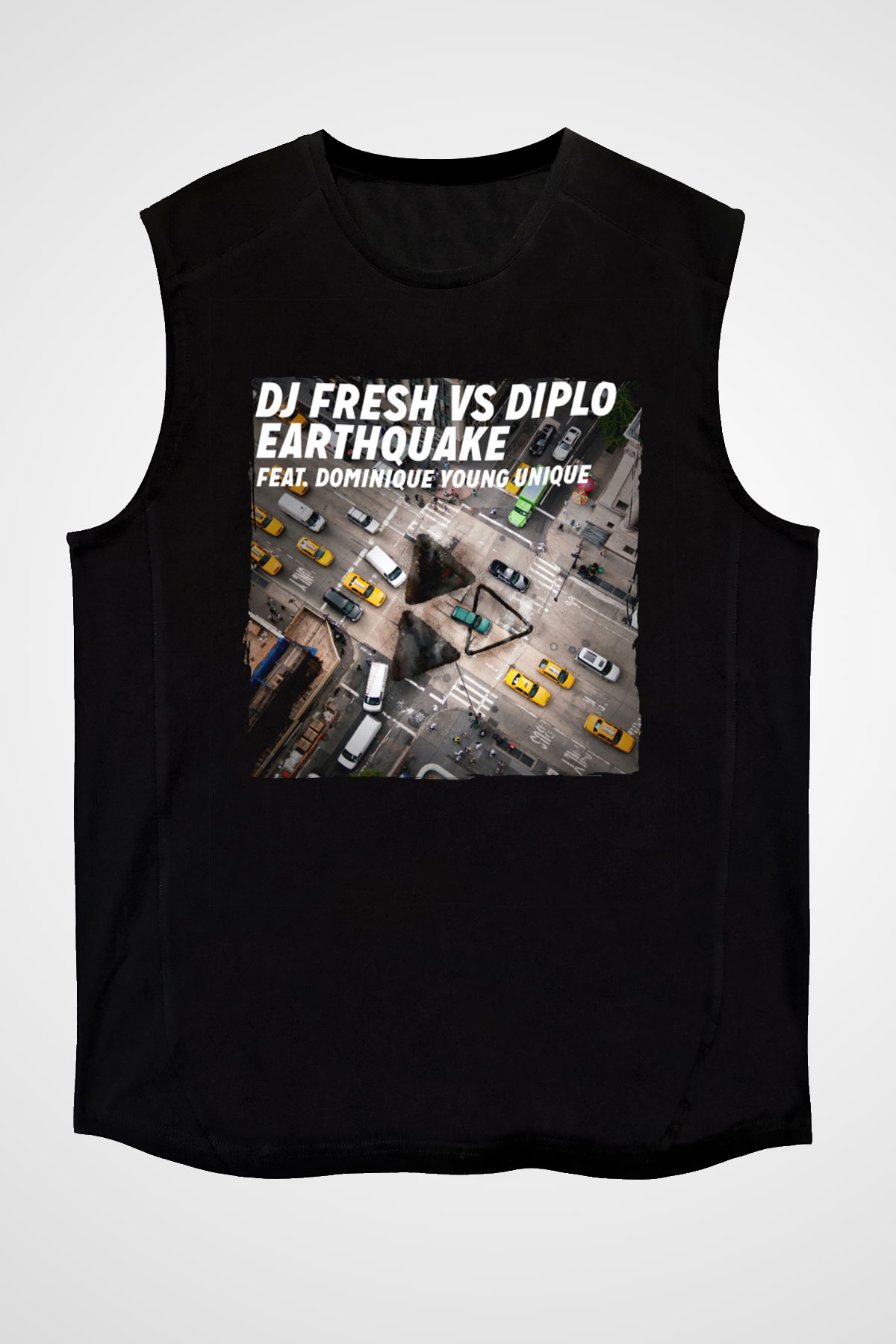 Diplo Siyah Unisex Kolsuz Tişört
