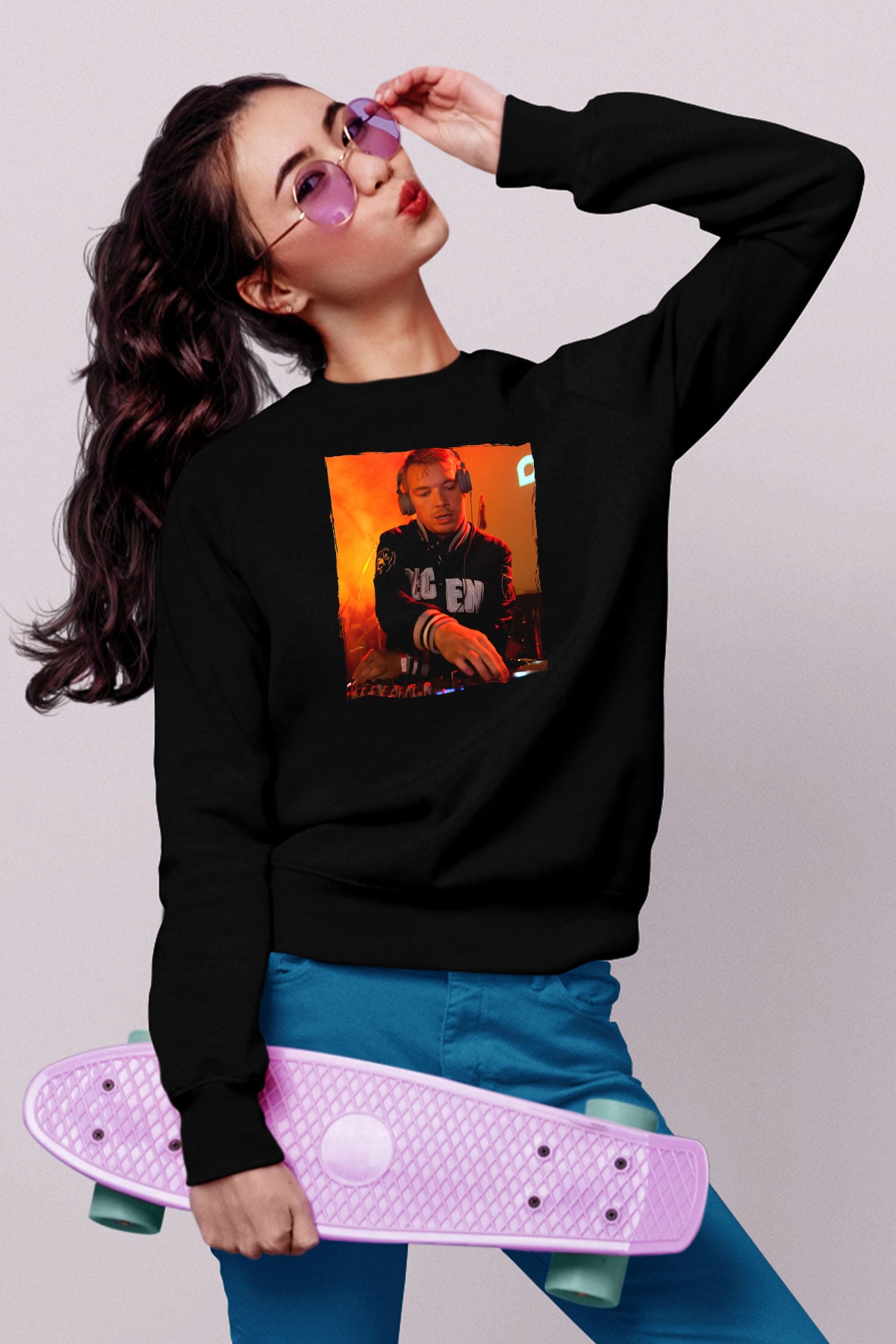 Diplo Siyah Unisex Sweatshirt