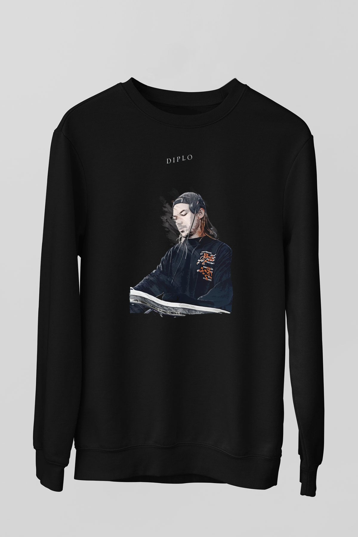 Diplo Siyah Unisex Sweatshirt