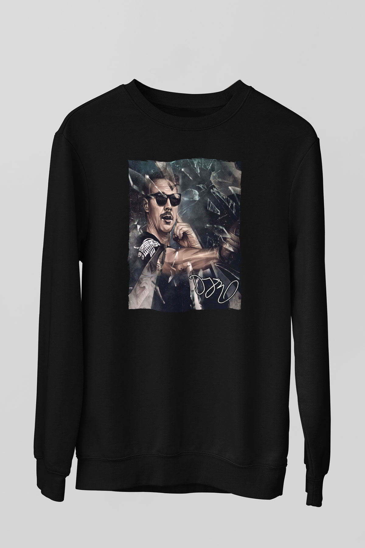 Diplo Siyah Unisex Sweatshirt